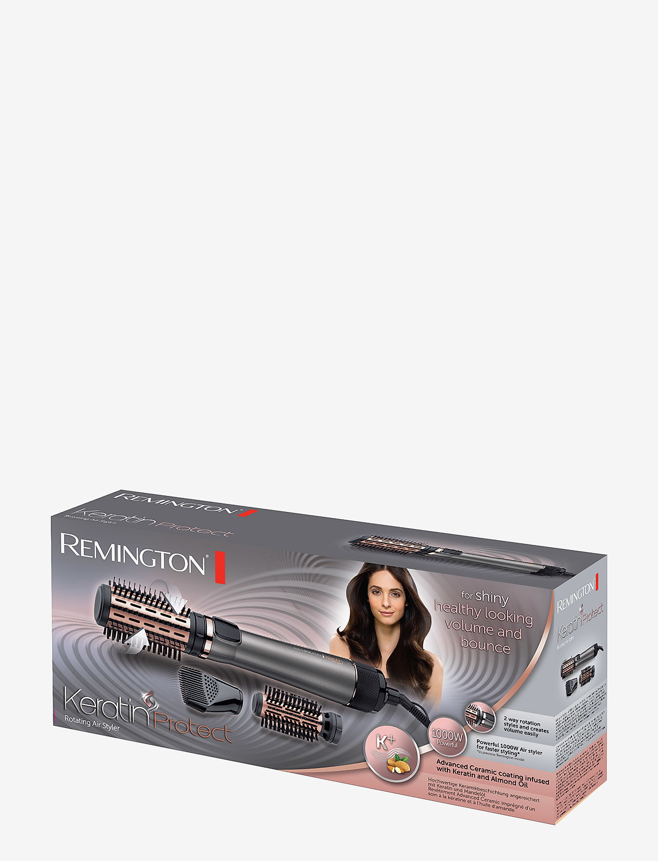 Remington - Keratin Prot. Rot. Air Styler - varmluftsbørste - no color - 1