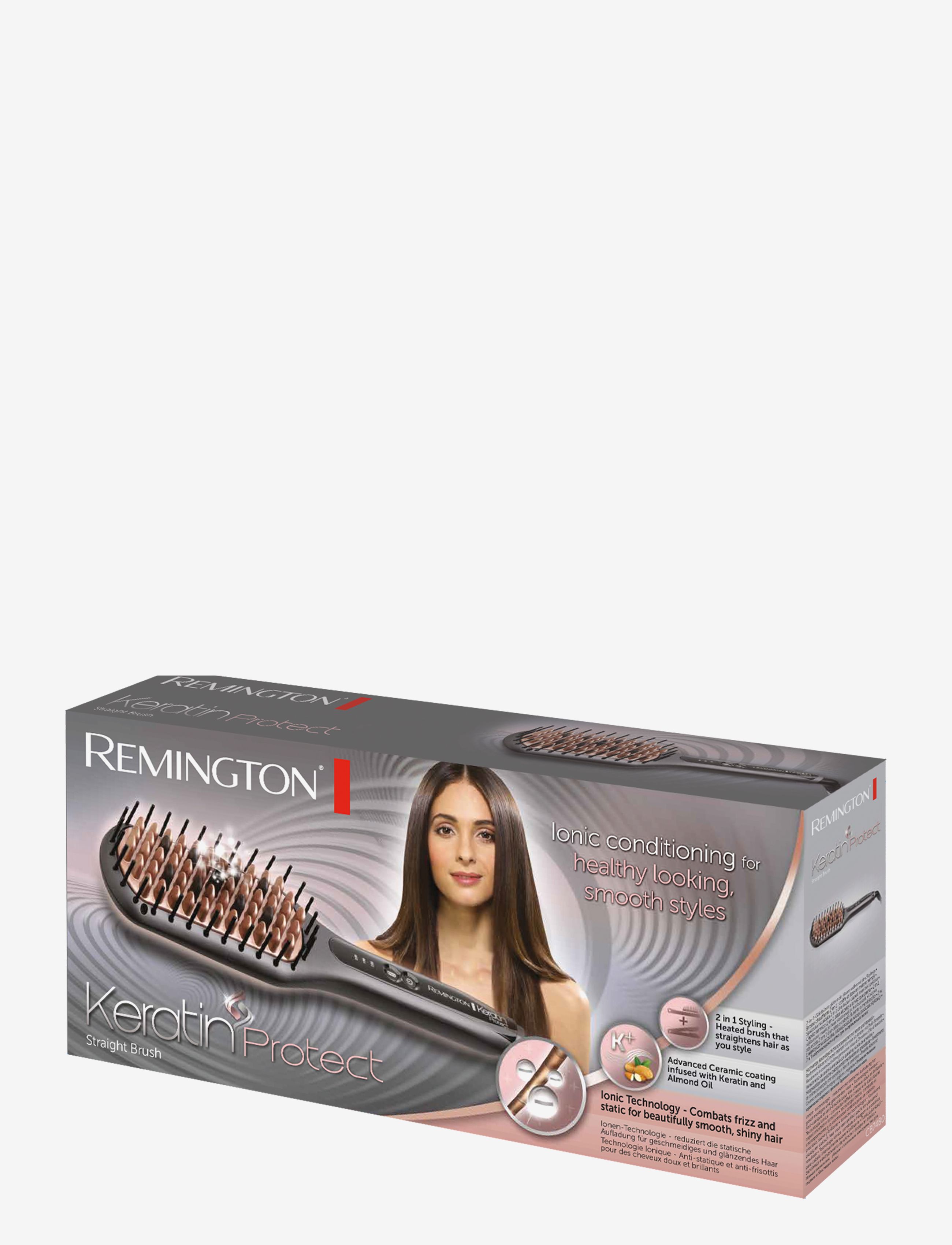 Remington - Keratin Pro. Straight Brush - lämpöharjat - no color - 2