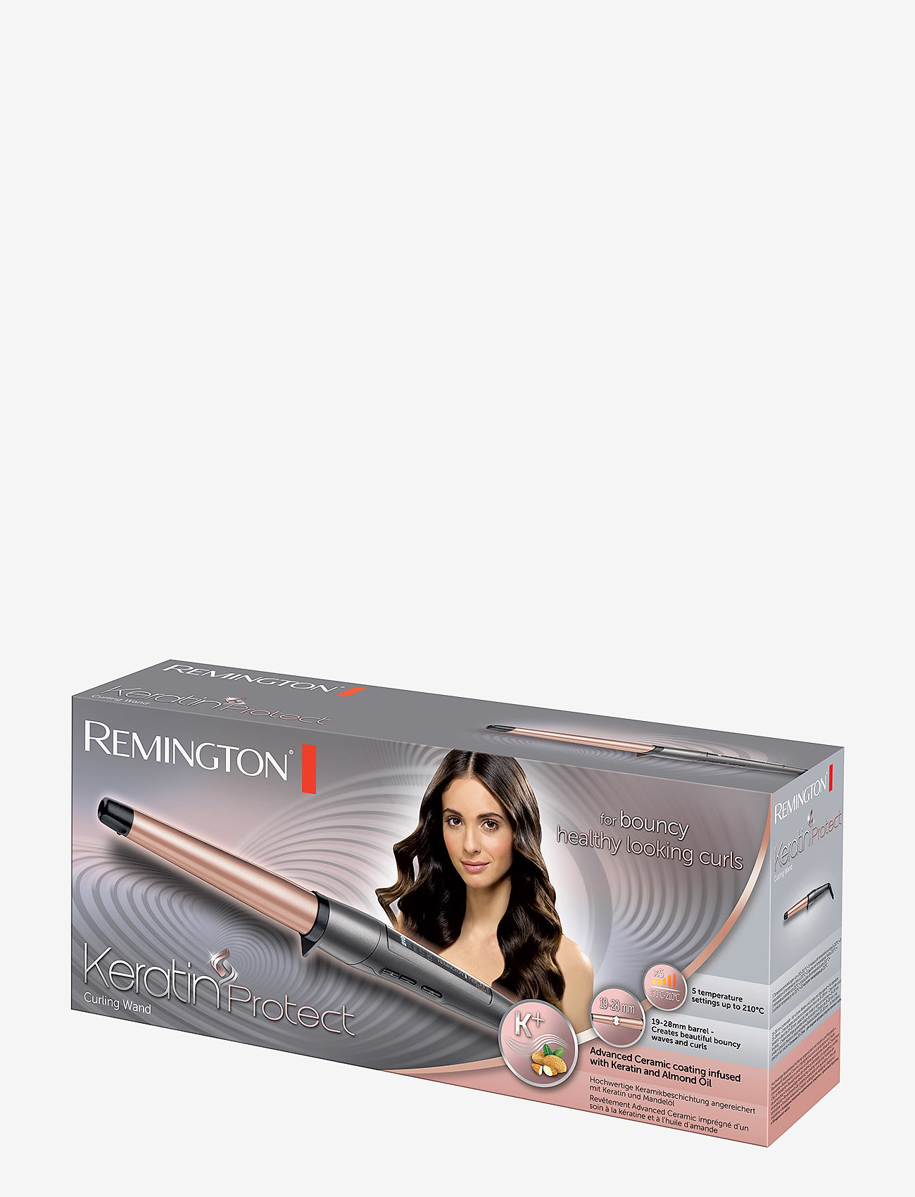 Remington - Keratin Protect Wand - krullujárn - no color - 1