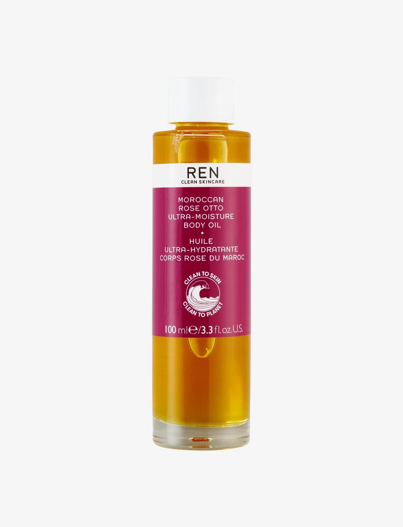 REN - MOROCCAN ROSE OTTO ULTRA-MOISTURE BODY OIL - clear - 0