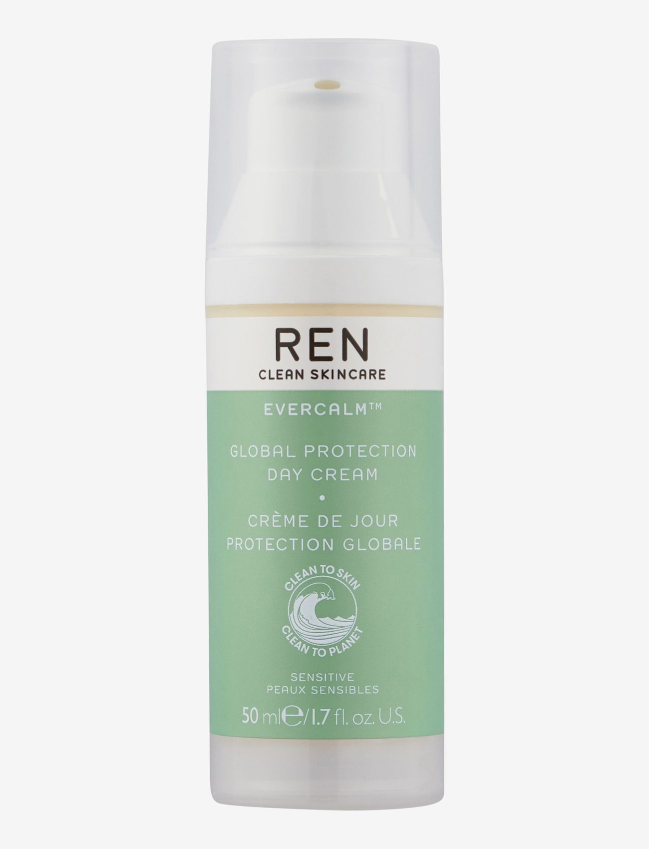 REN - GLOBAL PROTECTION DAY CREAM - fugtpleje - clear - 0