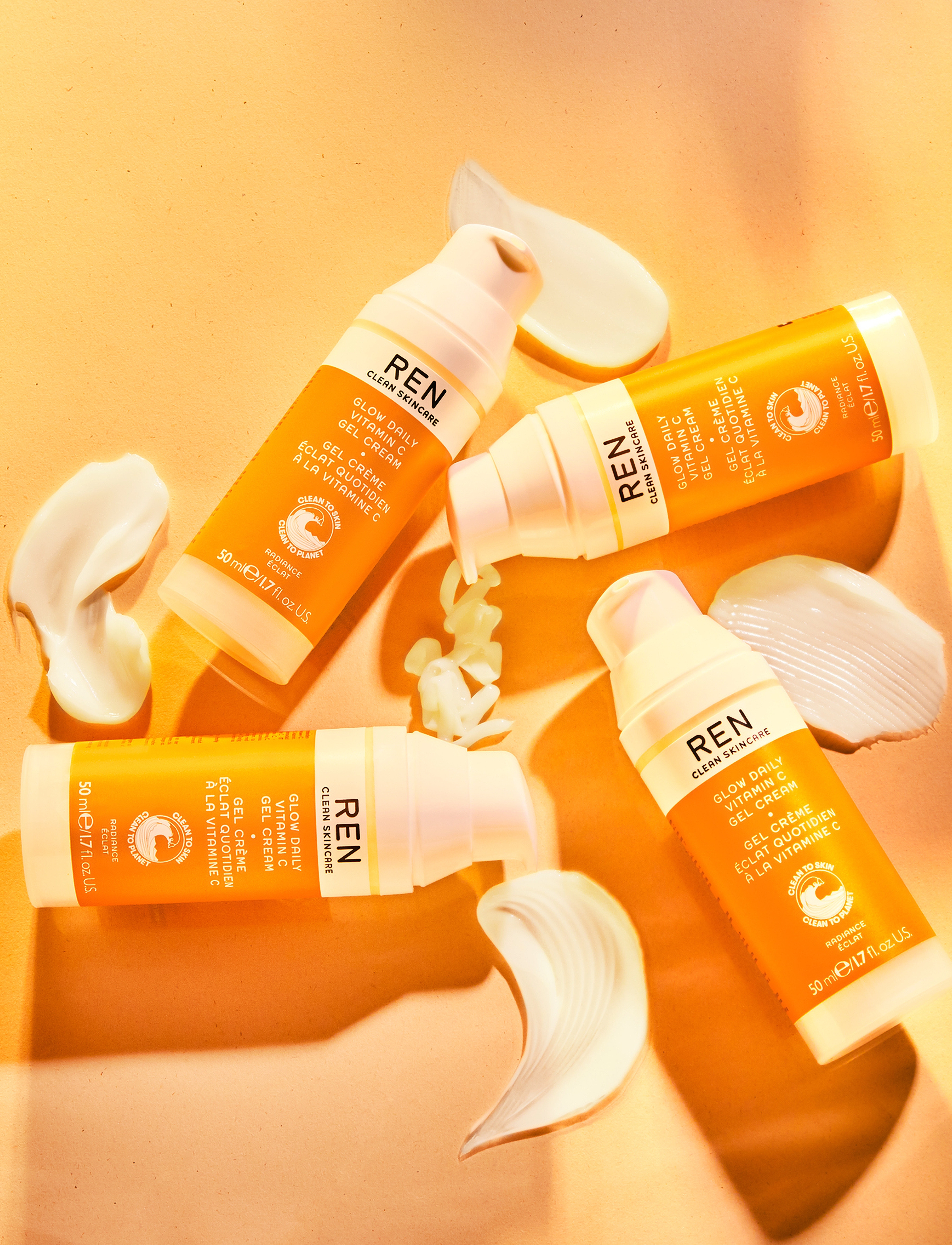 REN - Radiance Glow Daily Vitamin C Gel Cream - clear - 2