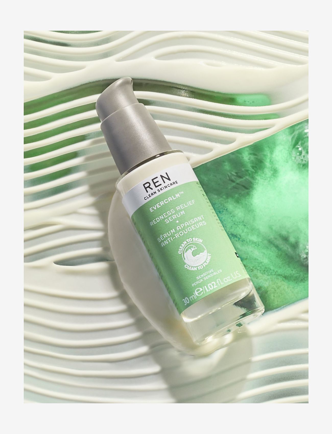 REN - EVERCALM REDNESS RELIEF SERUM - clear - 3