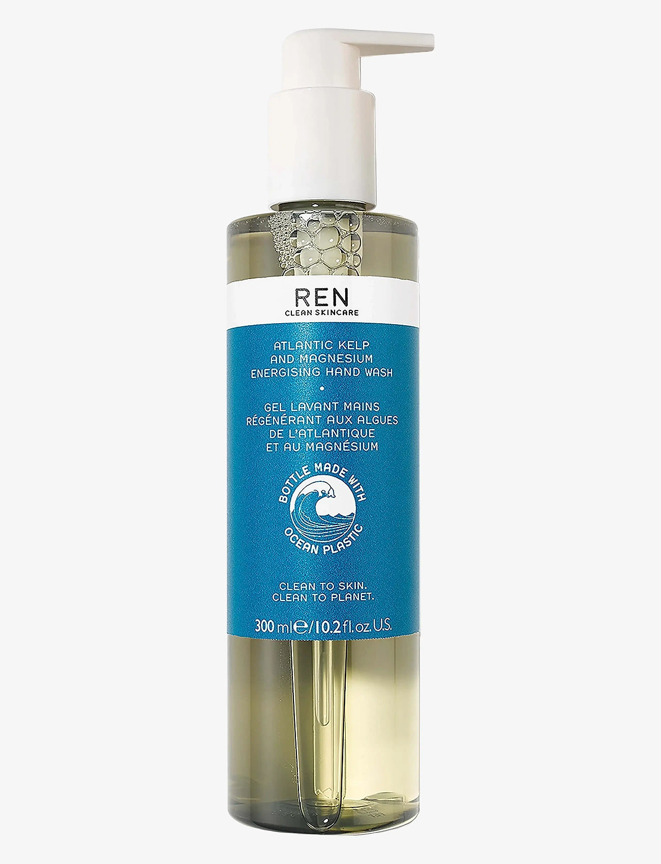 REN - ENERGISING HAND WASH - OCEAN PLASTIC - clear - 0