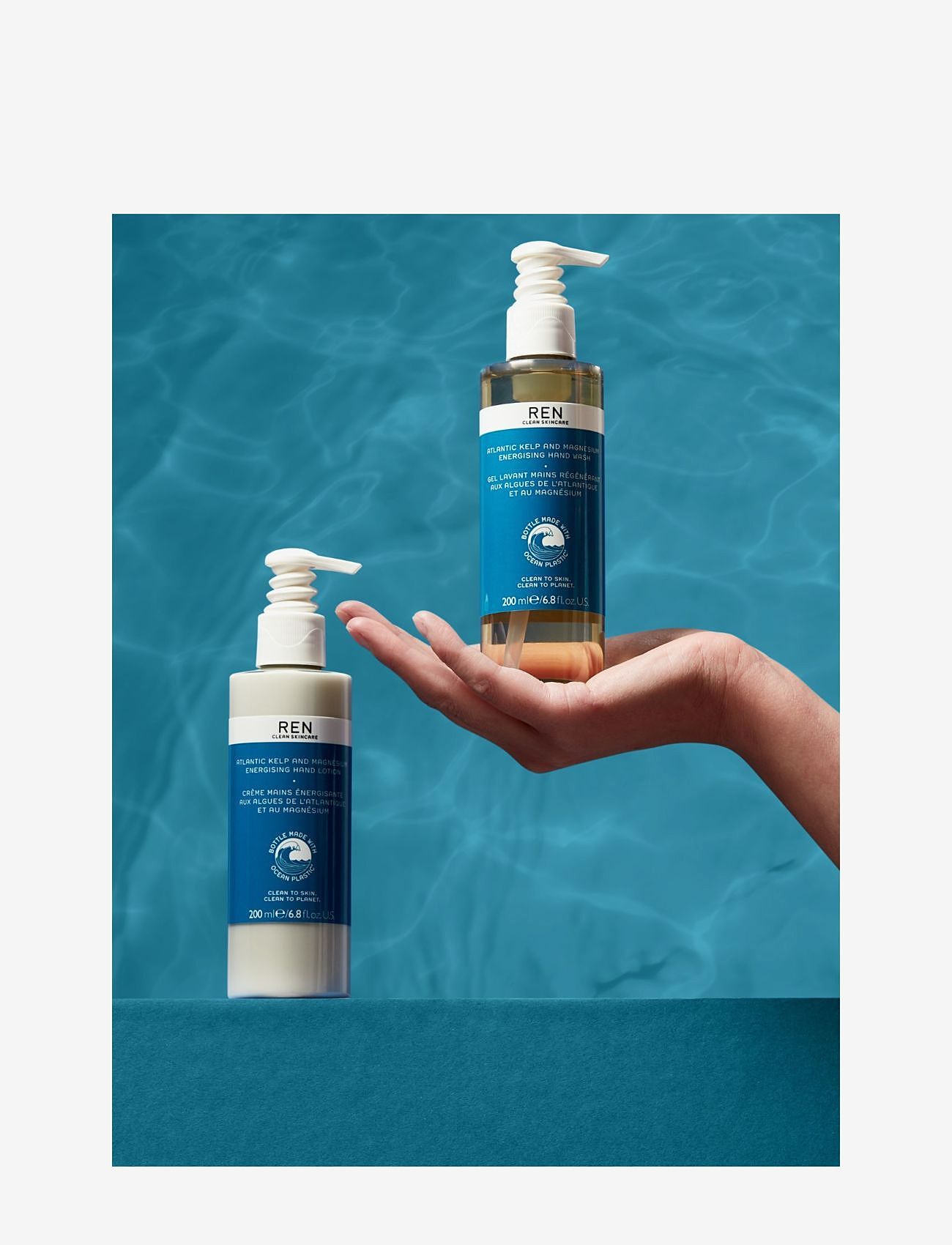 REN - Atlantic Kelp And Magnesium Hand Lotion - clear - 0
