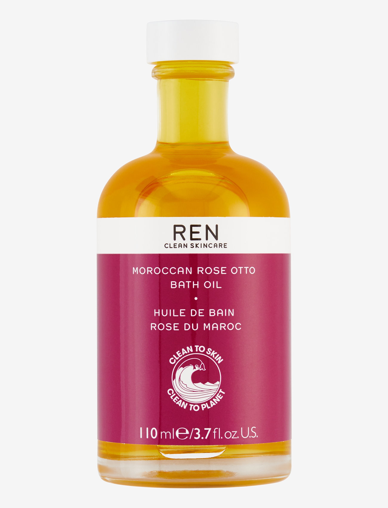 REN - MOROCCAN ROSE OTTO BATH OIL 110 ML - clear - 0
