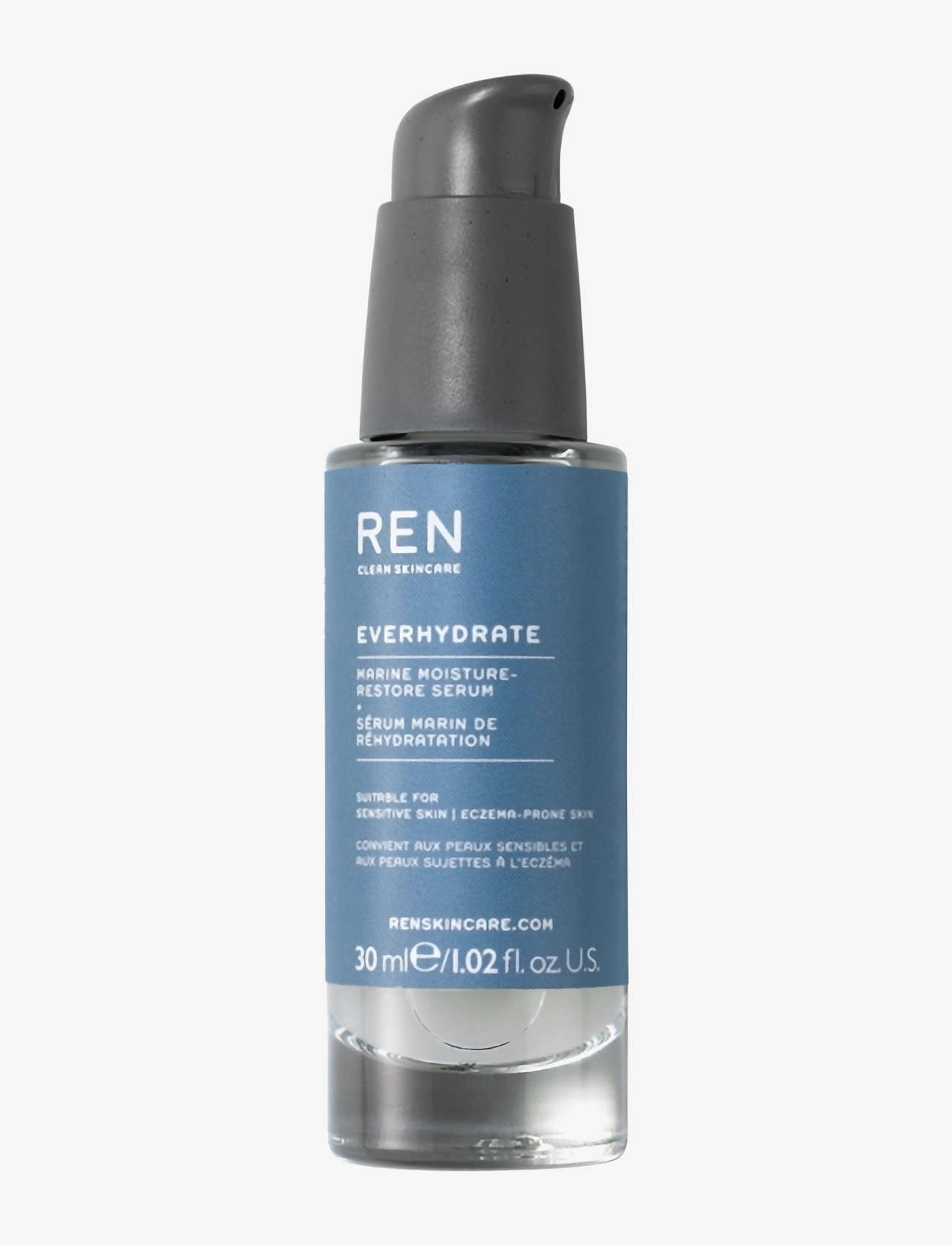 REN MARINE MOISTURE-RESTORE SERUM - Hyaluronsyra - CLEAR / undefined