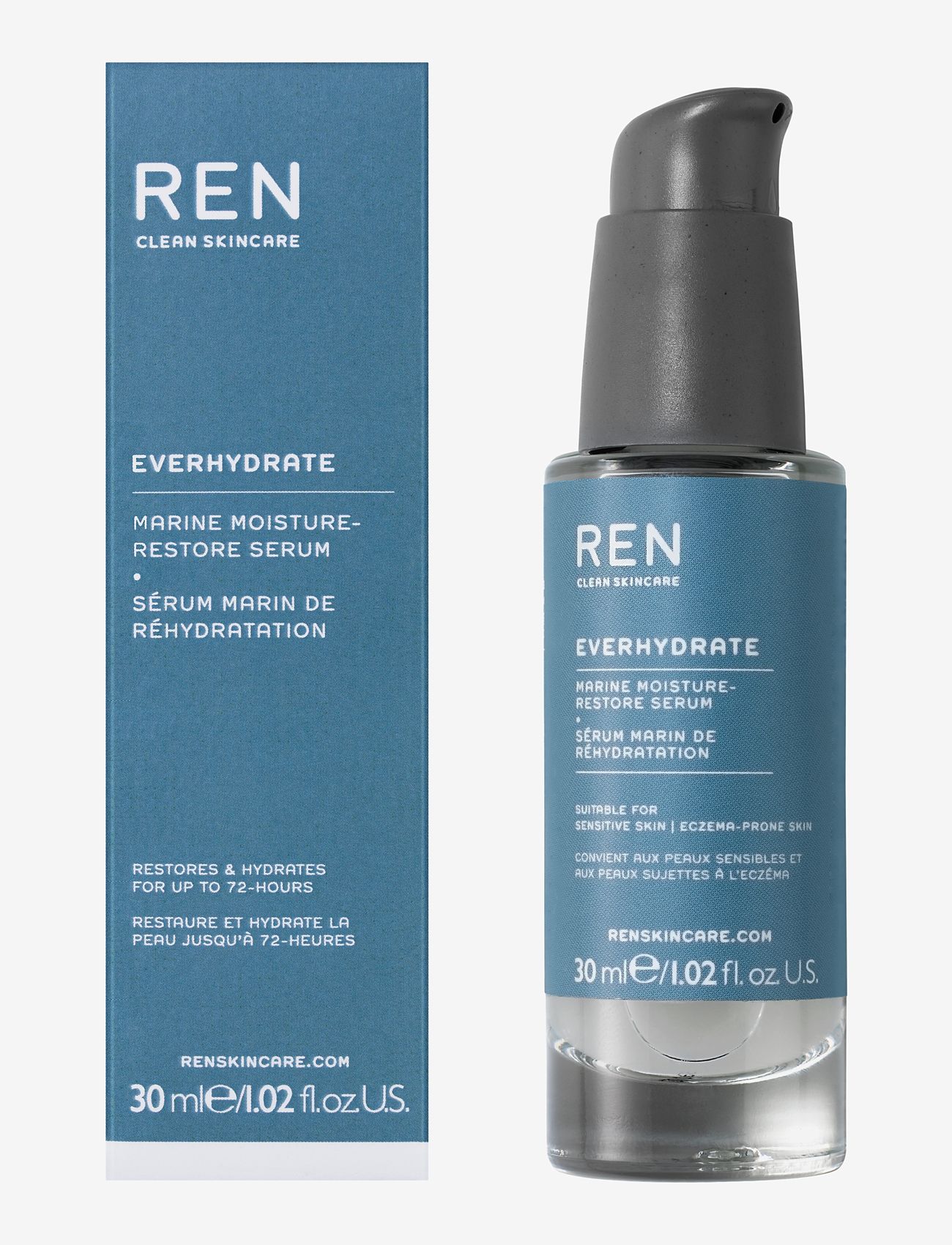 REN - MARINE MOISTURE-RESTORE SERUM - serum - clear - 2