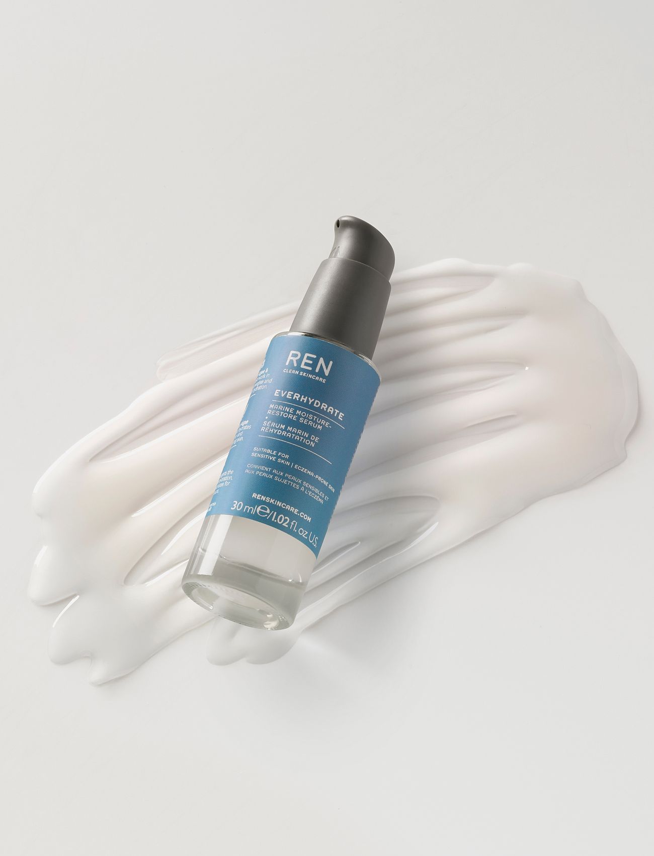 REN - MARINE MOISTURE-RESTORE SERUM - serum - clear - 3