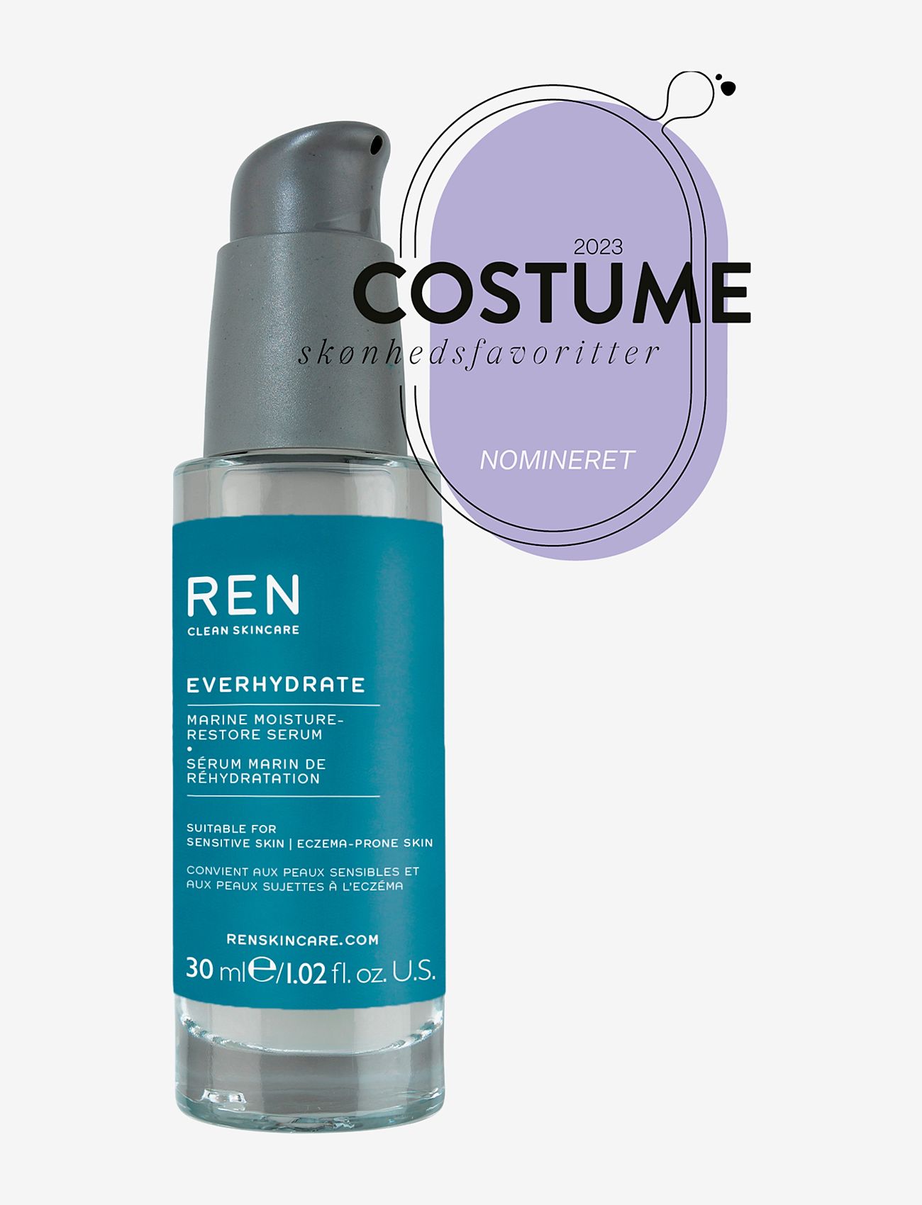 REN - MARINE MOISTURE-RESTORE SERUM - serum - clear - 5