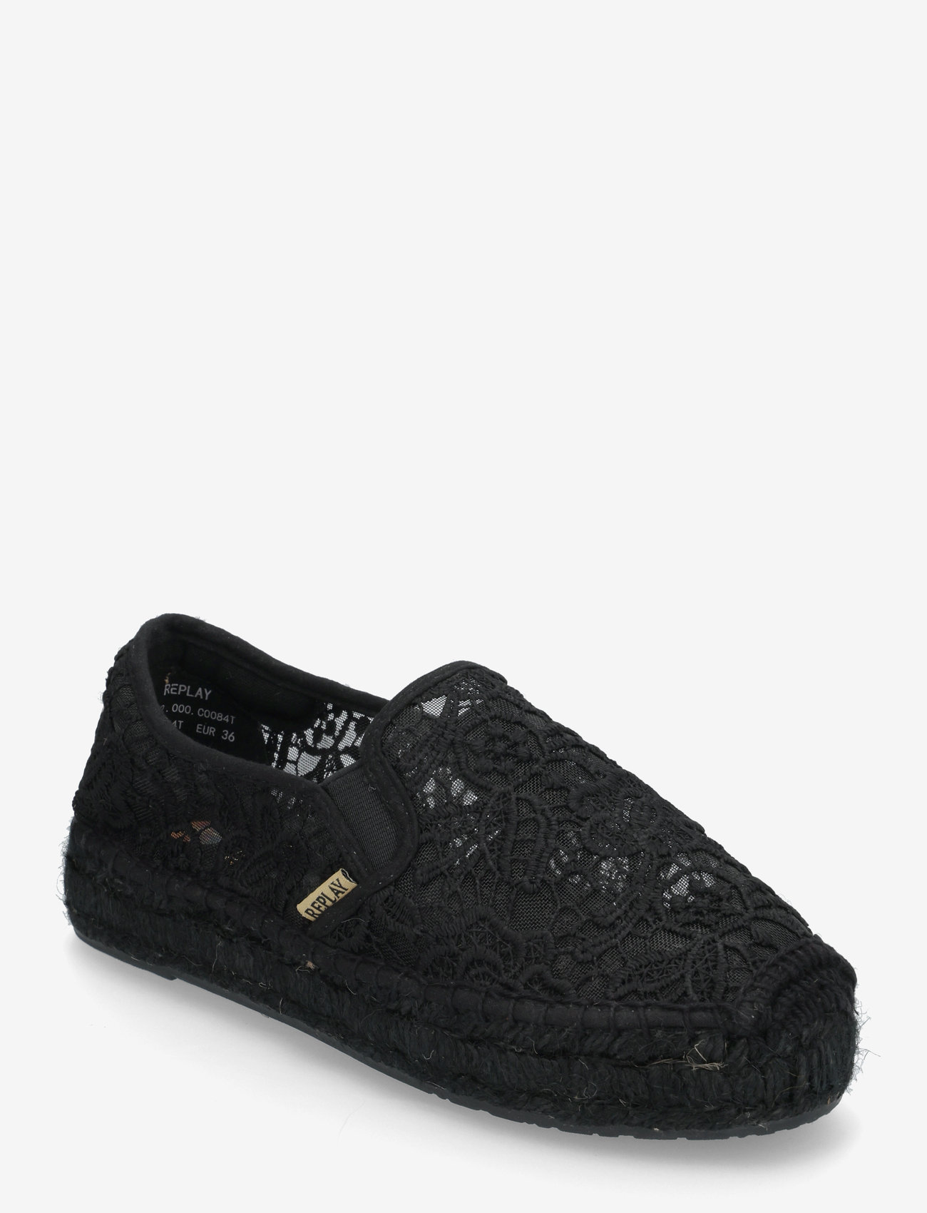 Replay - NASH MACRAME' - espadrillos - black - 0