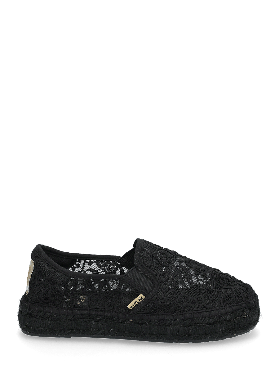 Replay - NASH MACRAME' - espadrilles - black - 1