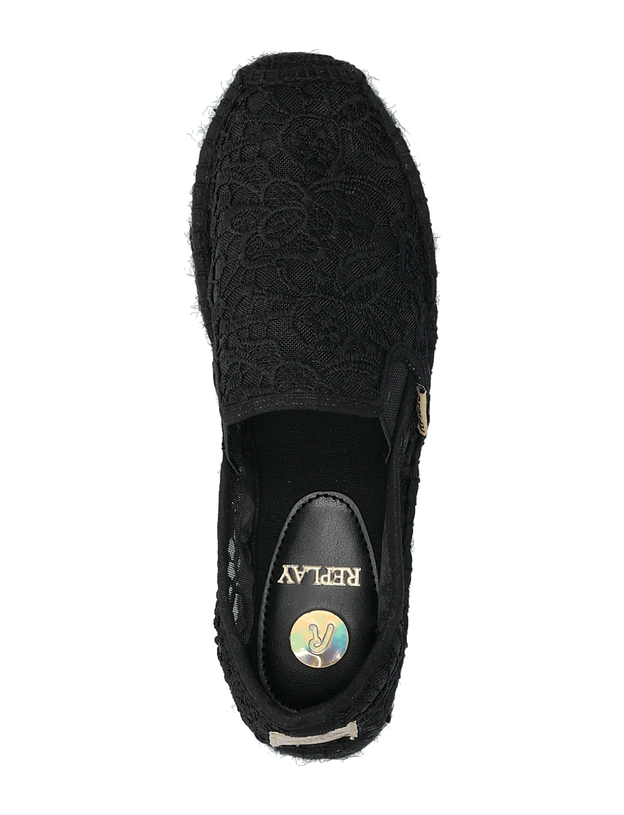 Replay - NASH MACRAME' - espadrilles - black - 3