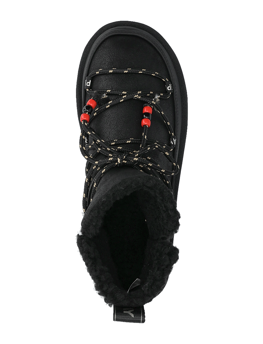 Replay - MOVE HILL - bottines doublés teddy - black 1 - 3