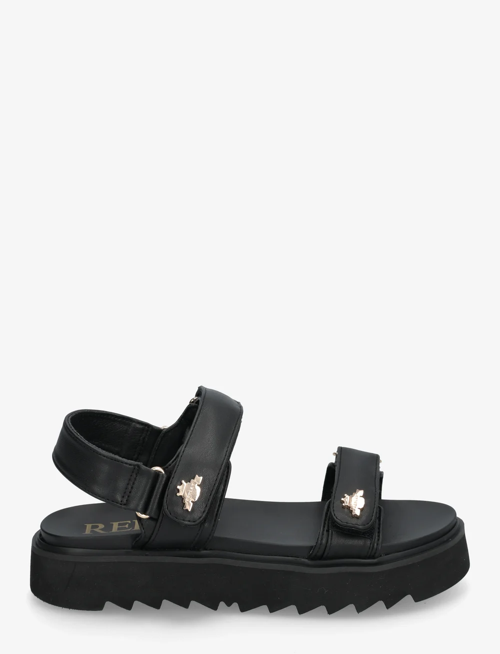 Replay - NEW ALICANTE SHIELD - flade sandaler - black - 1