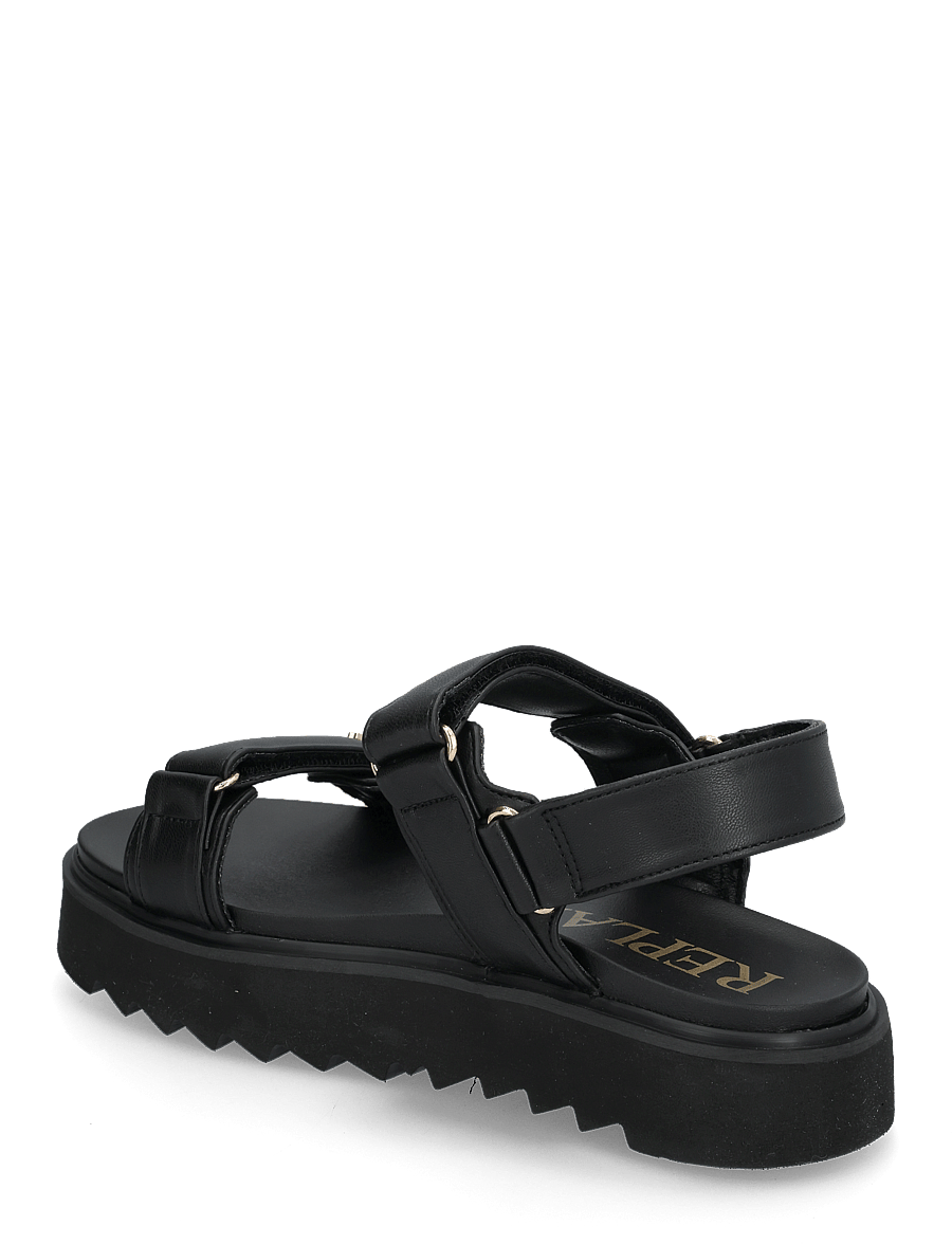 Replay - NEW ALICANTE SHIELD - platte sandalen - black - 2
