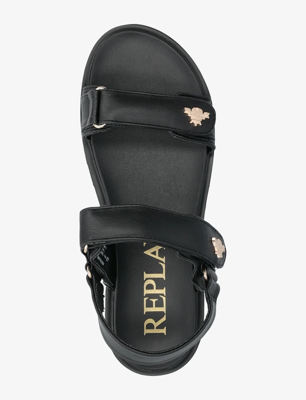 Replay - NEW ALICANTE SHIELD - flade sandaler - black - 3