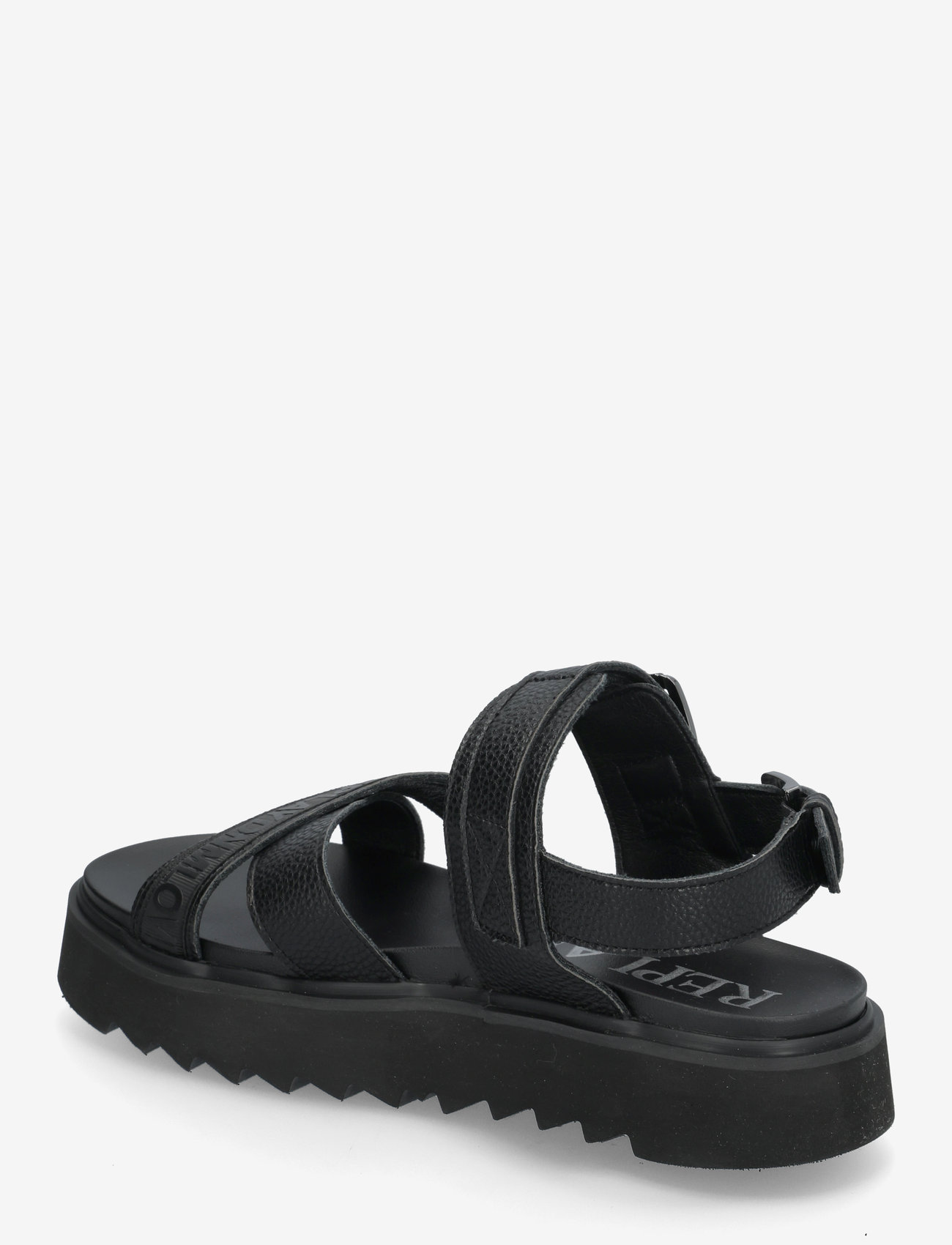 Replay - NEW ALICANTE TUMBLE - flat sandals - black - 2