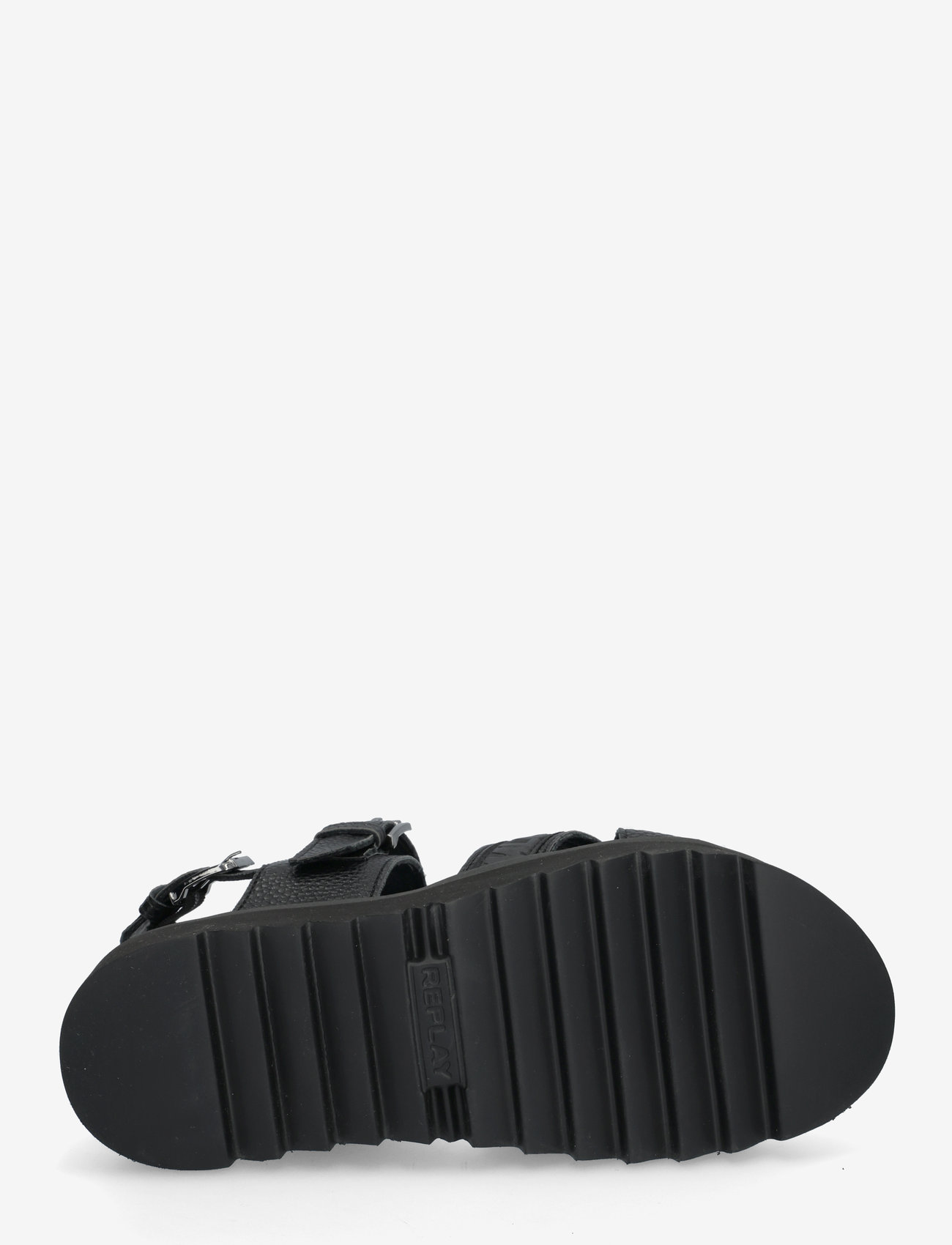 Replay - NEW ALICANTE TUMBLE - flat sandals - black - 4