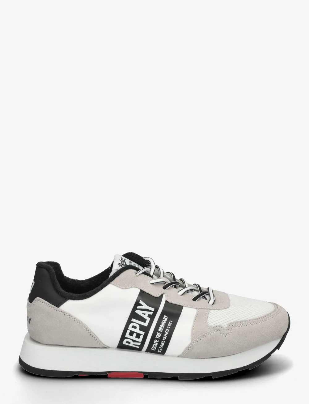 Replay - ARTHUR STRIPES - niedriger schnitt - white black - 1