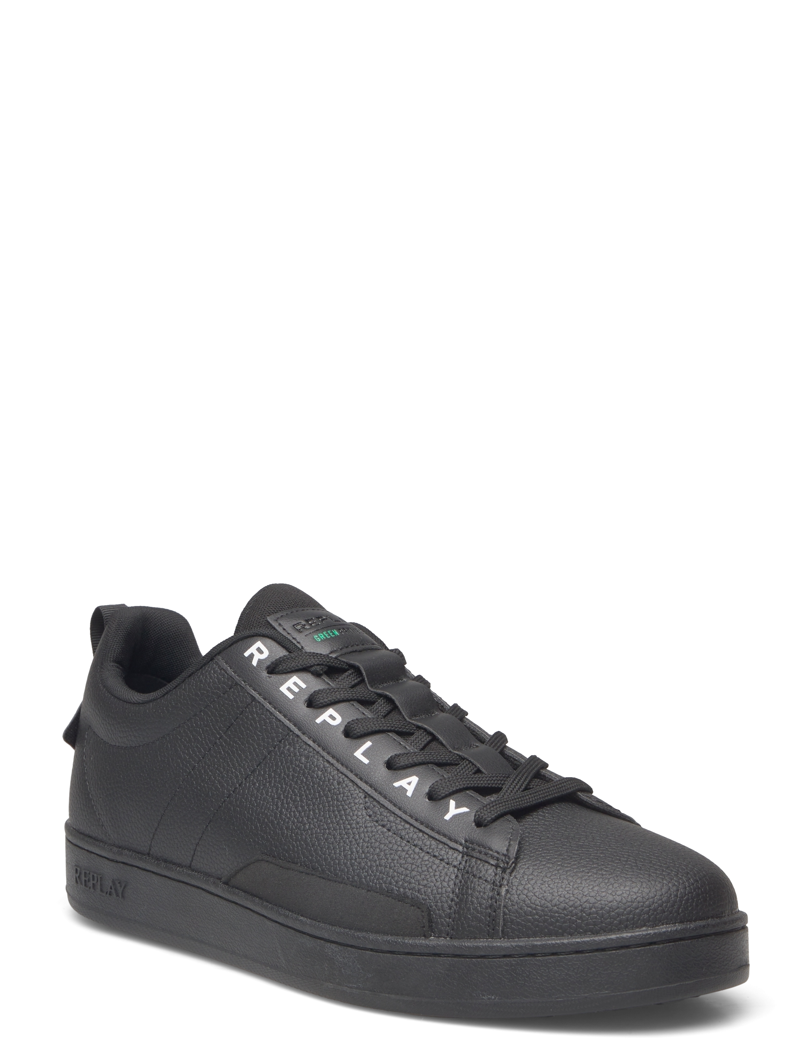 Replay SMASH BASE GREEN - Sneakers - BLACK / black
