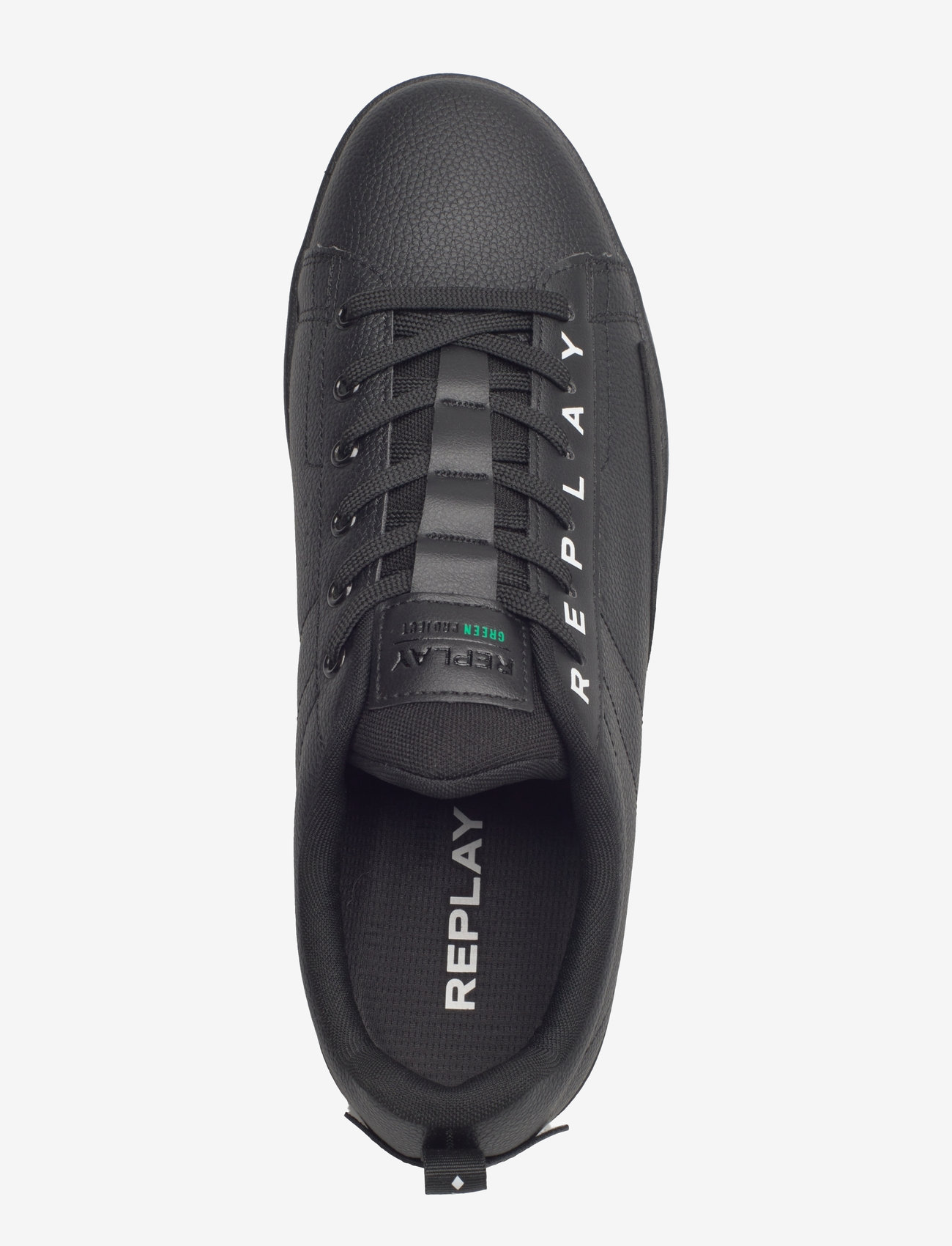 Replay - SMASH BASE GREEN - low tops - black - 3