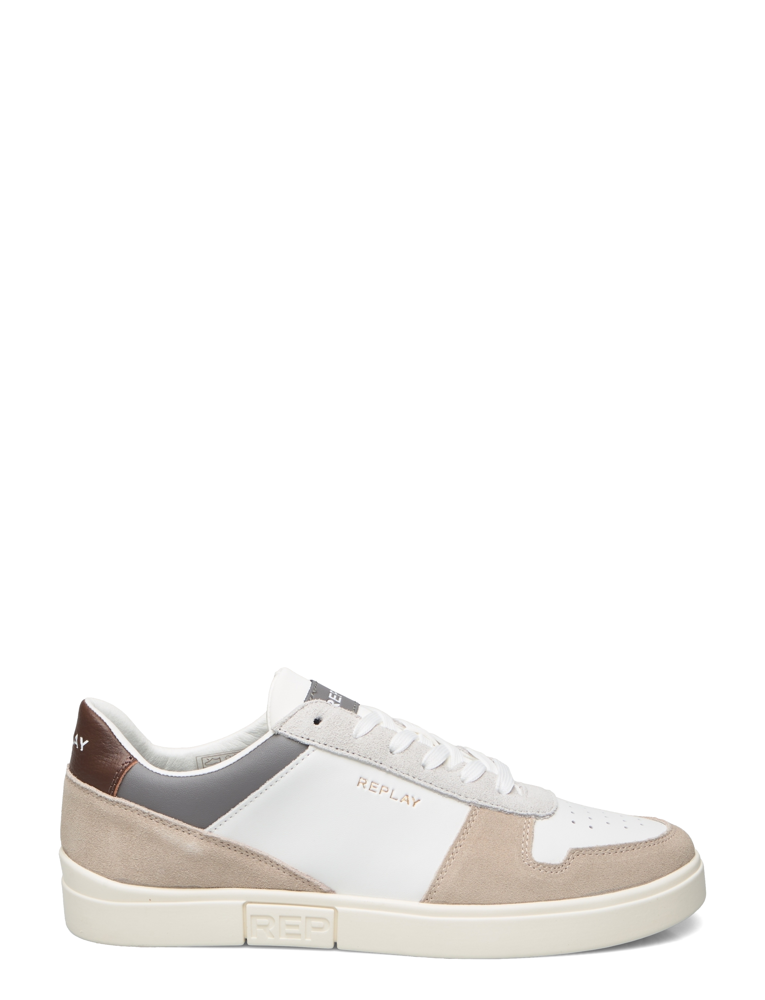 Replay - Polys Court 3 Sneake - white beige - 1