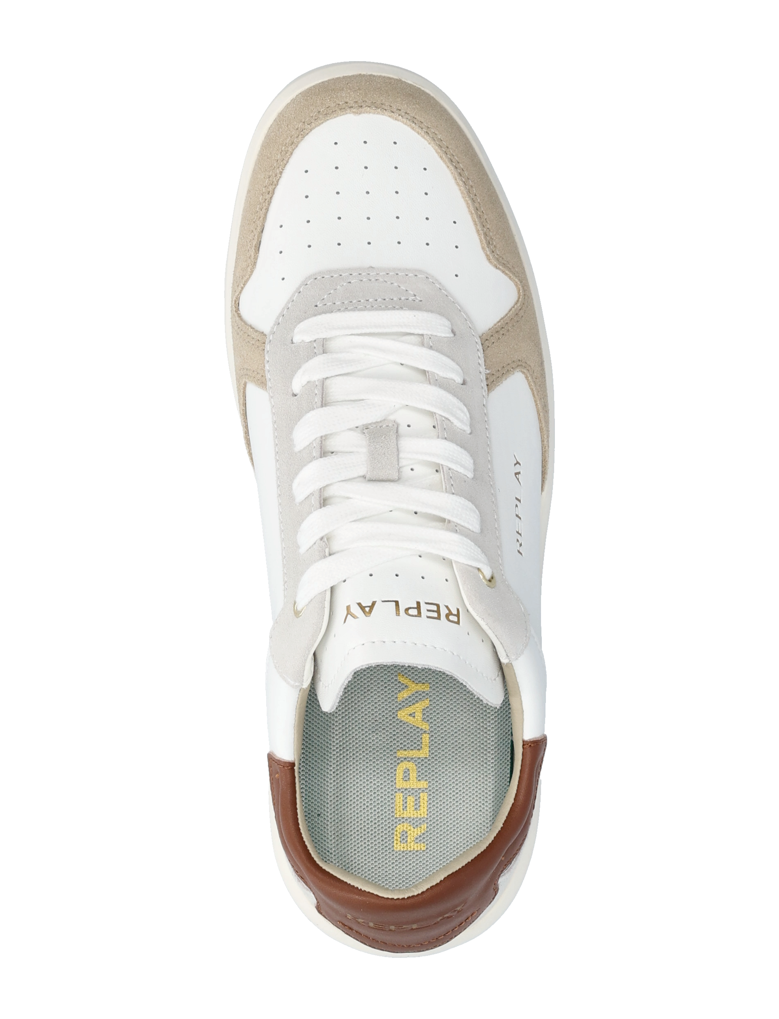 Replay - UNIVERSITY M COURT - white beige - 3