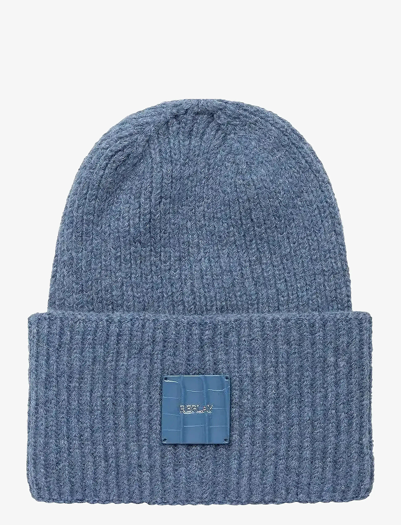 Replay - Black Woman Hat - megztos kepurės - blue - 0