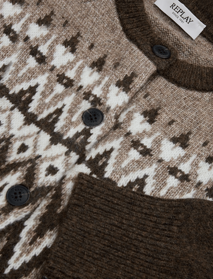 Replay - Sweater CROPPED - crop tops - multi coloured - 4