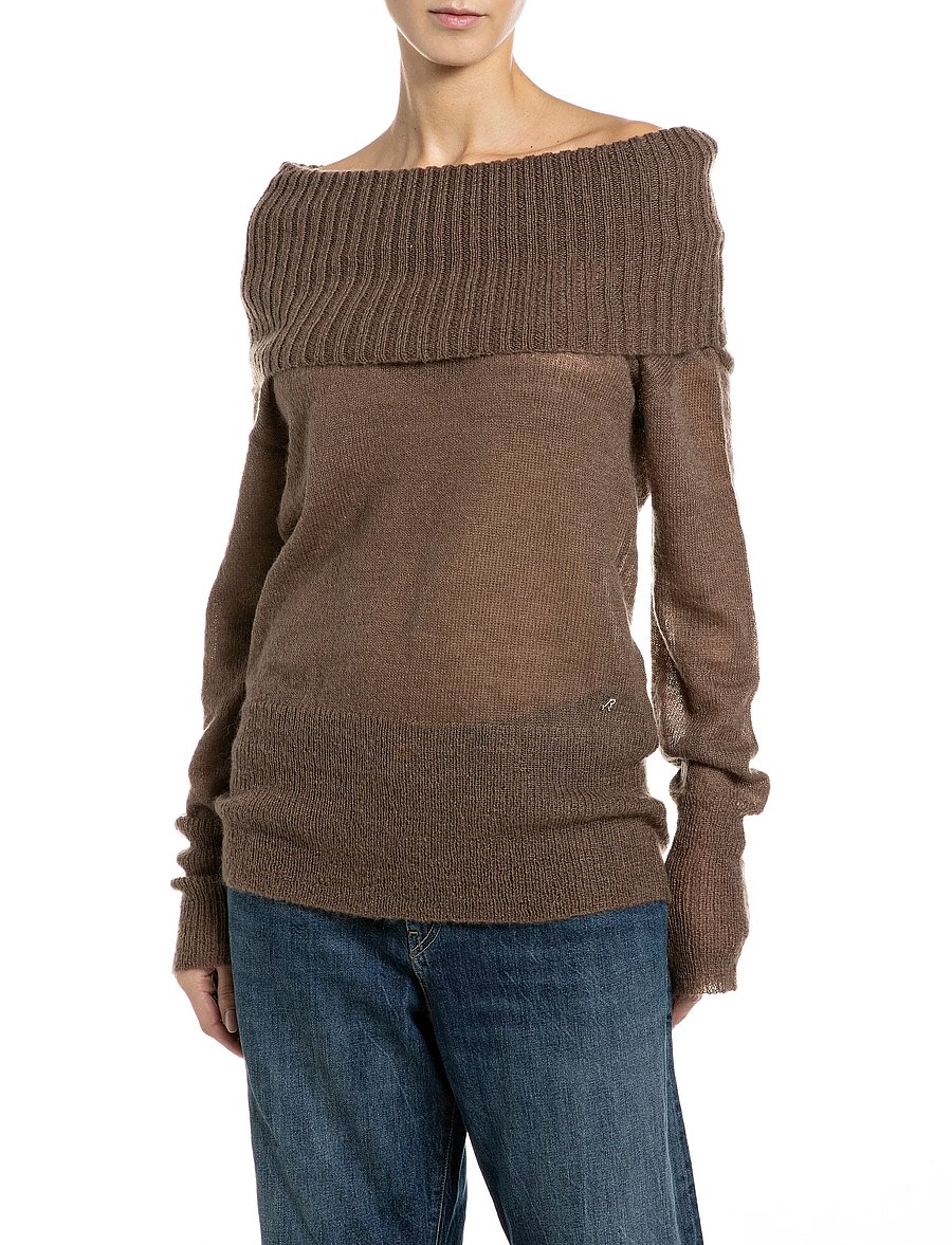 Replay - Sweater REGULAR - pullover - brown - 0
