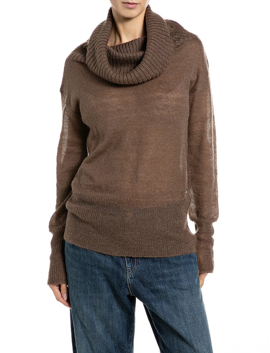 Replay - Sweater REGULAR - pullover - brown - 4