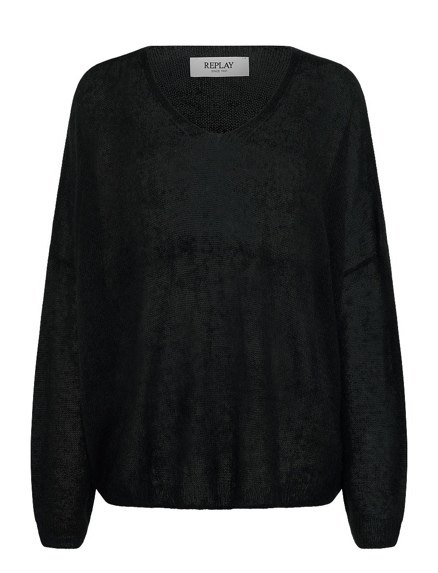 Replay - Sweater OVER - pullover - black - 1