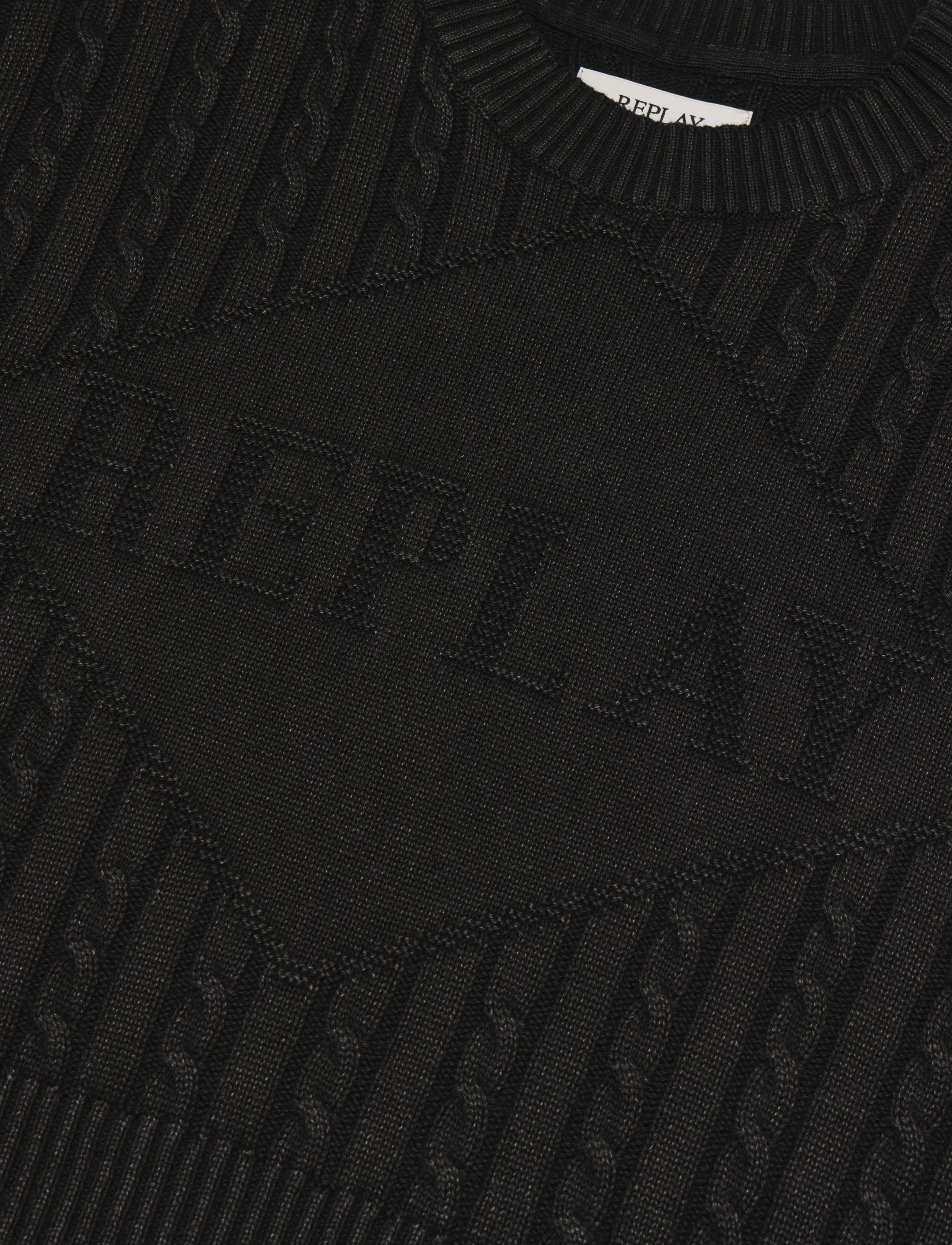 Replay - RELAXED   NATURAL COMPONENT Sweater - black - 4