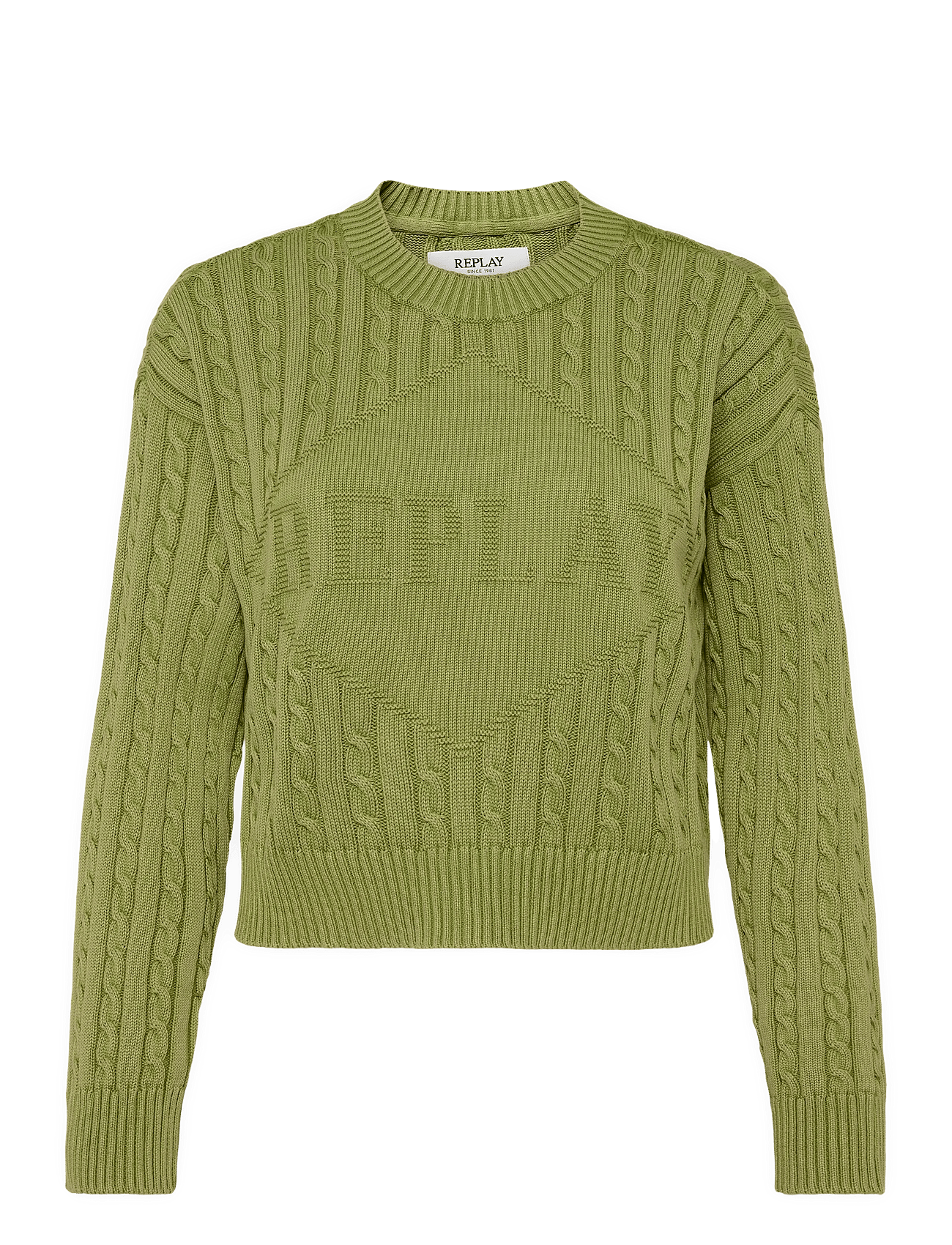 Replay | Relaxed Natural Component Sweater | S
