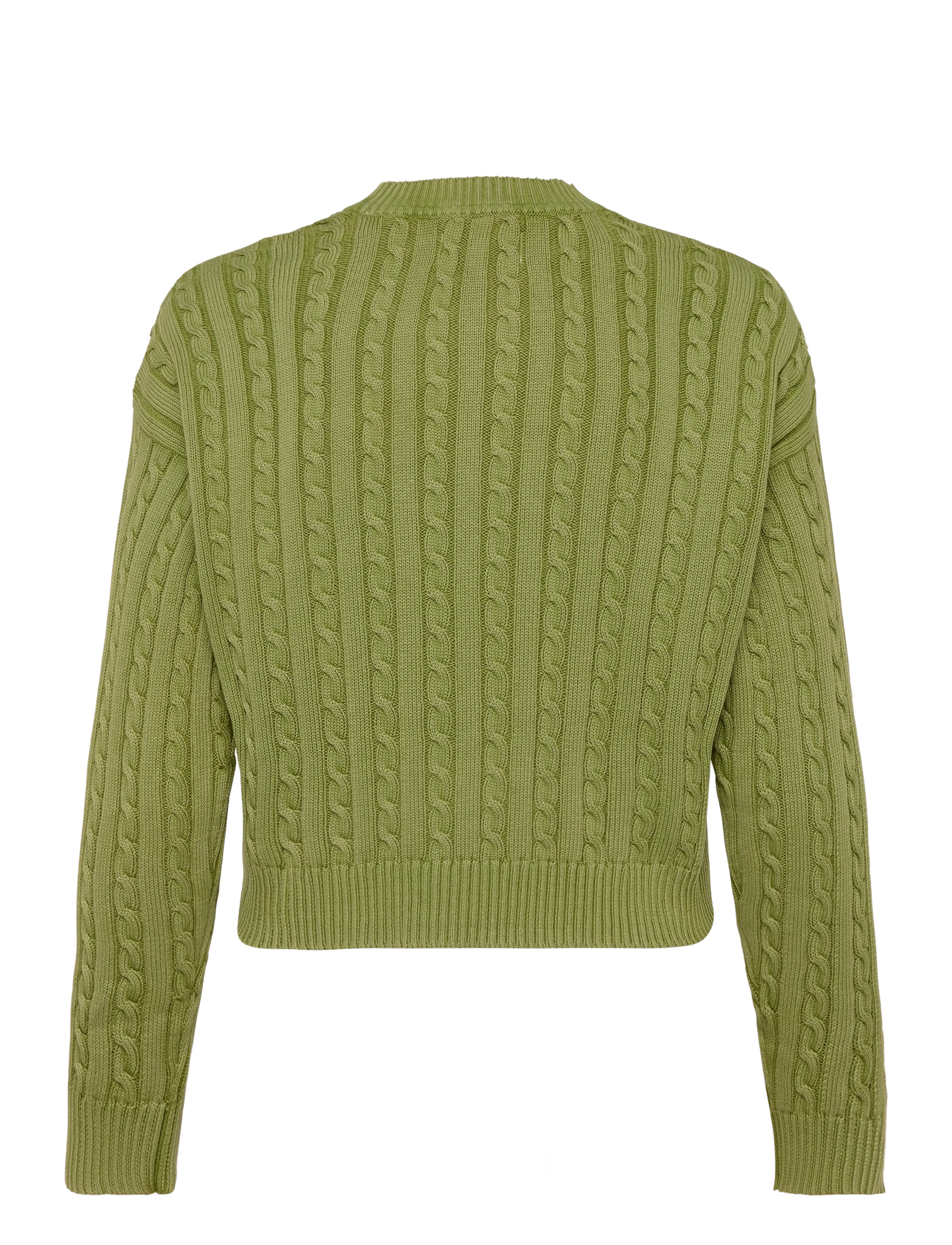 Replay - RELAXED   NATURAL COMPONENT Sweater - crop tops - green - 2