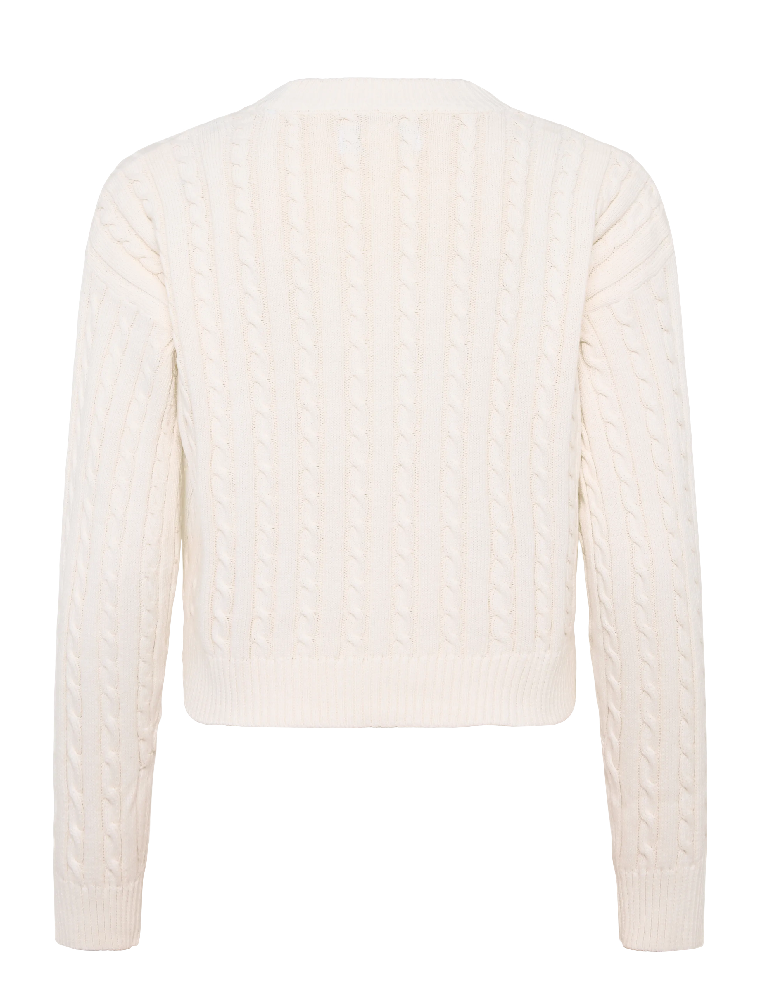 Replay - RELAXED   NATURAL COMPONENT Sweater - crop tops - white - 2
