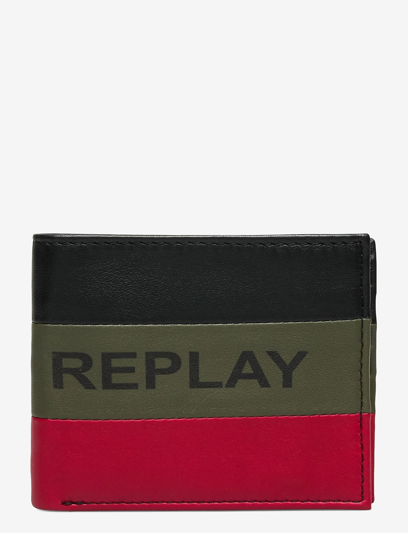 Replay - Wallet - blk-green-gloss red - 0