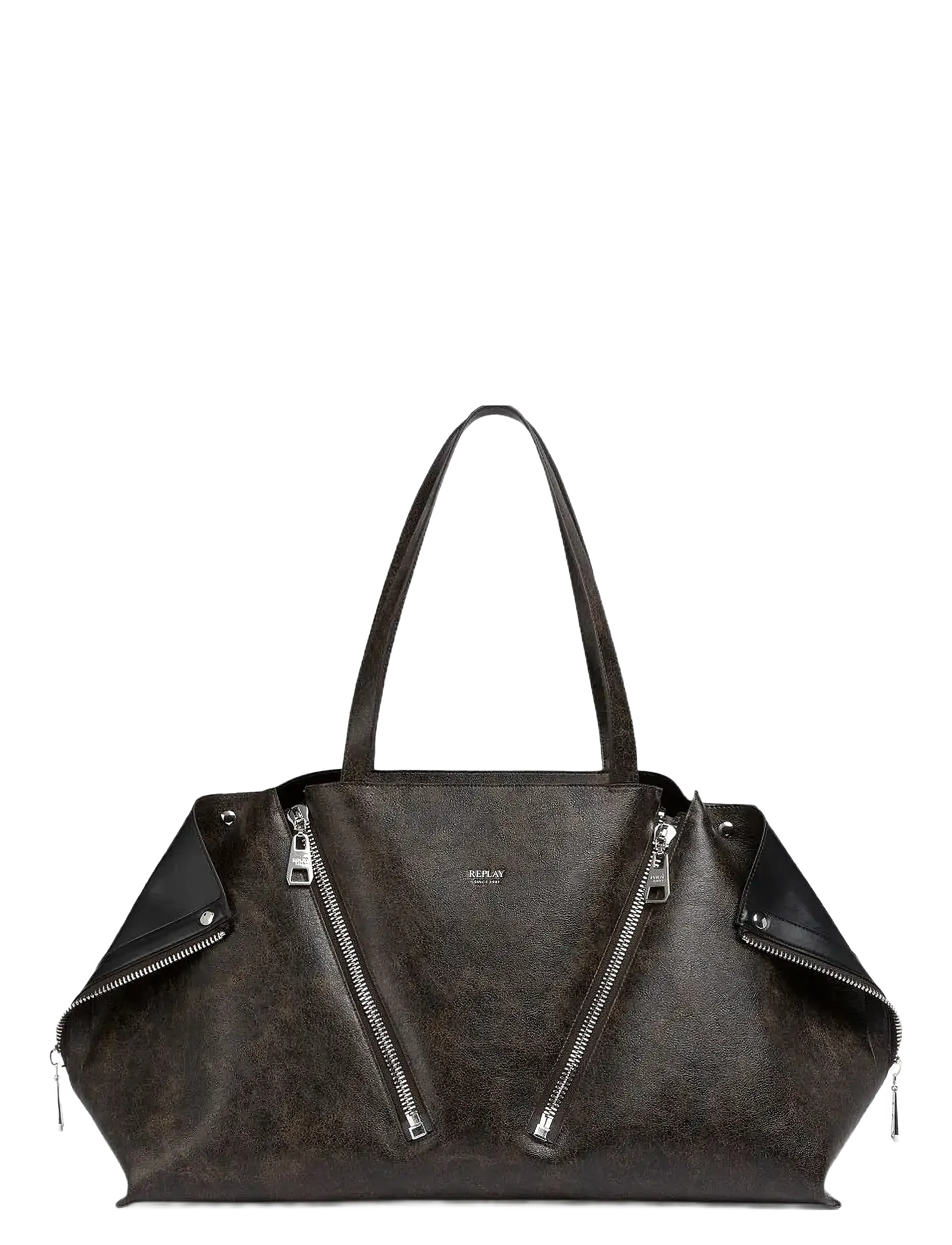 Replay Bag, UNIC, Bags, Schwarz - Shoppers, Frauen