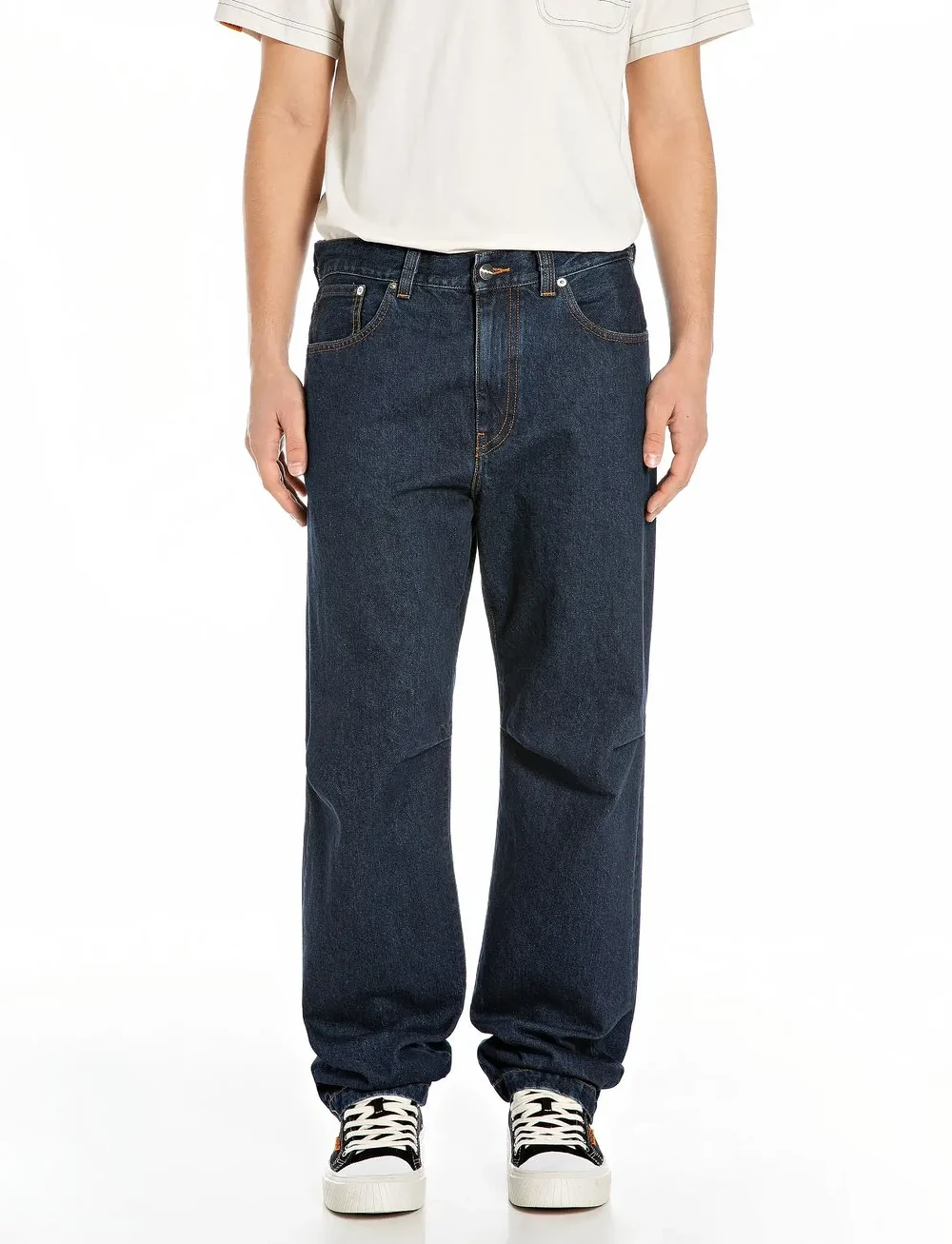 Replay - Trousers - loose jeans - blue - 0