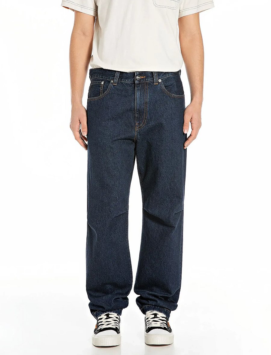 Replay - Trousers STRAIGHT - weite jeans - blue - 0