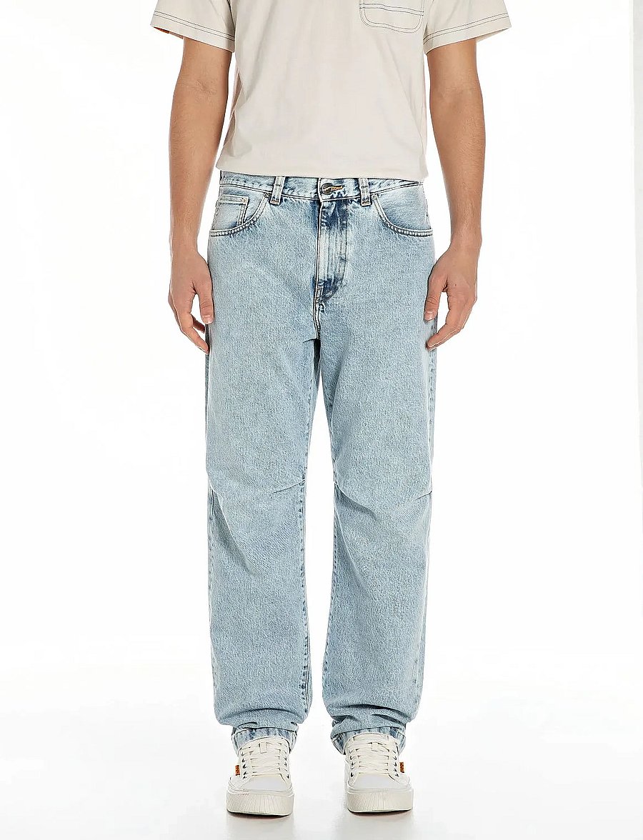 Replay - Trousers STRAIGHT - loose jeans - blue - 0