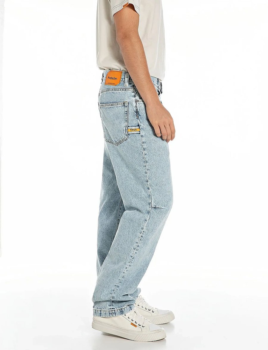 Replay - Trousers STRAIGHT - loose jeans - blue - 4