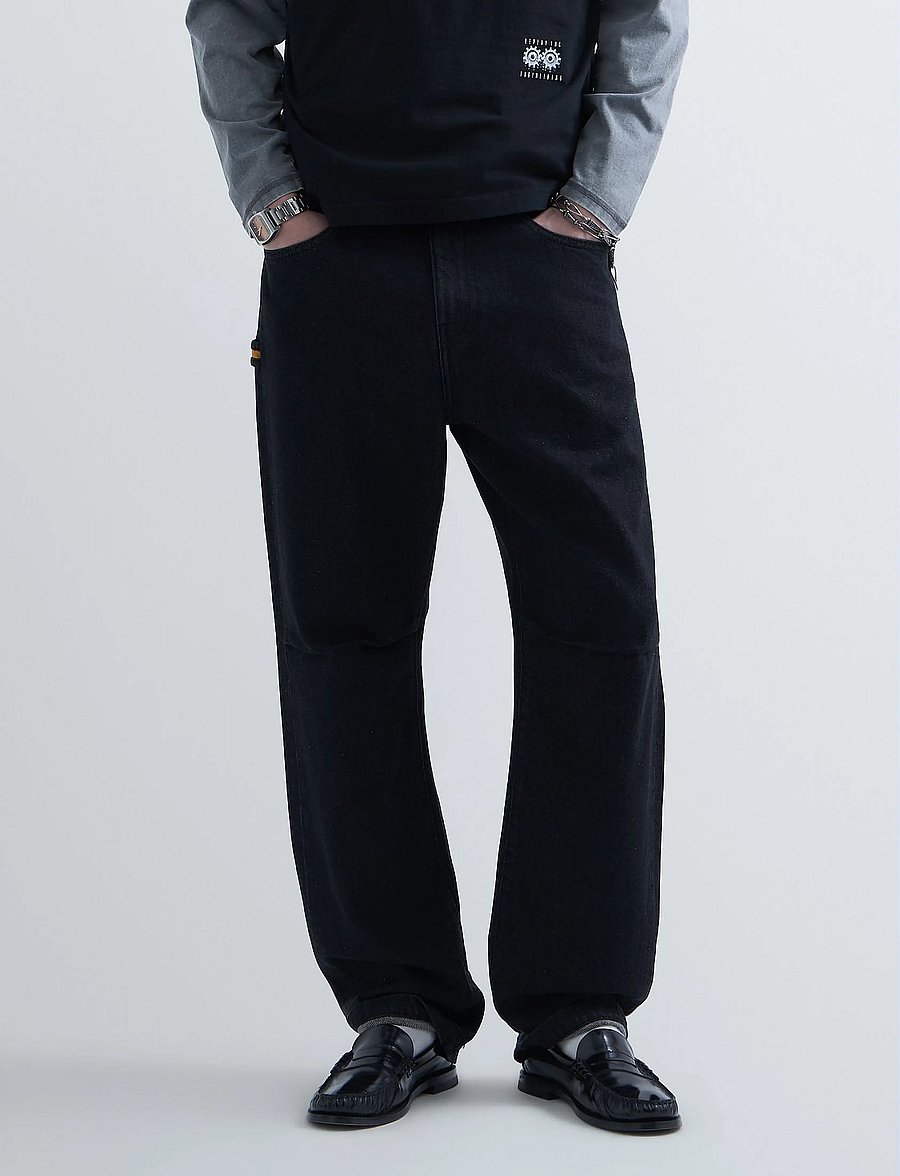 Replay - Trousers - alt laienevad teksad - black - 4