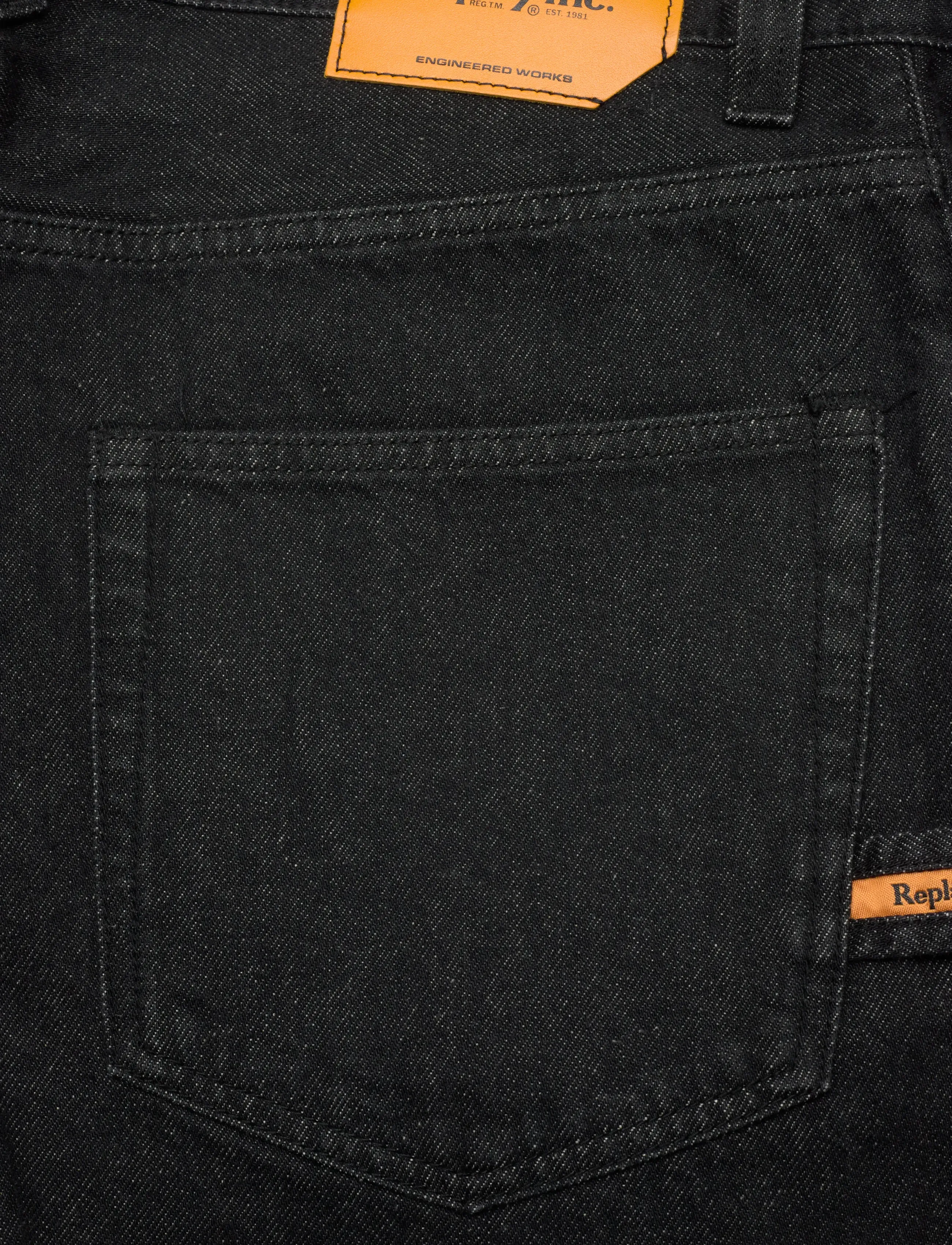 Replay - Trousers - loose jeans - black - 4