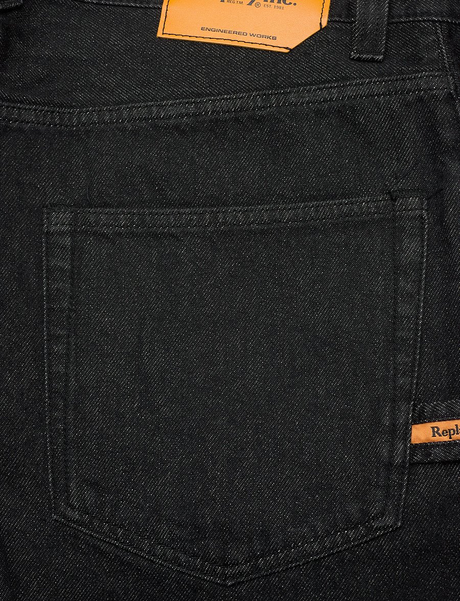 Replay - Trousers - loose jeans - black - 4