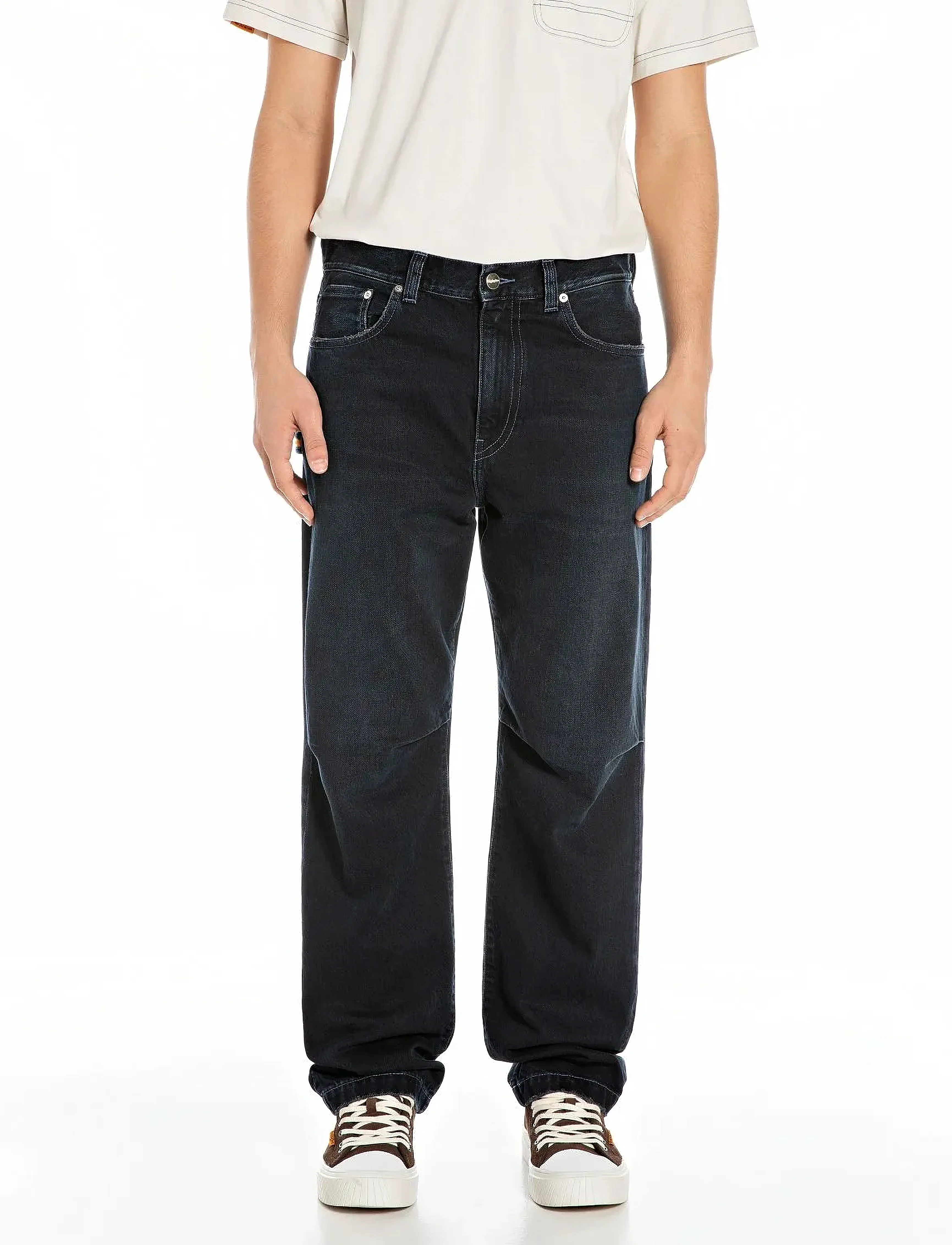 Replay Trousers, 32 x 32, Navy, Jeans > Afslappede, Herre