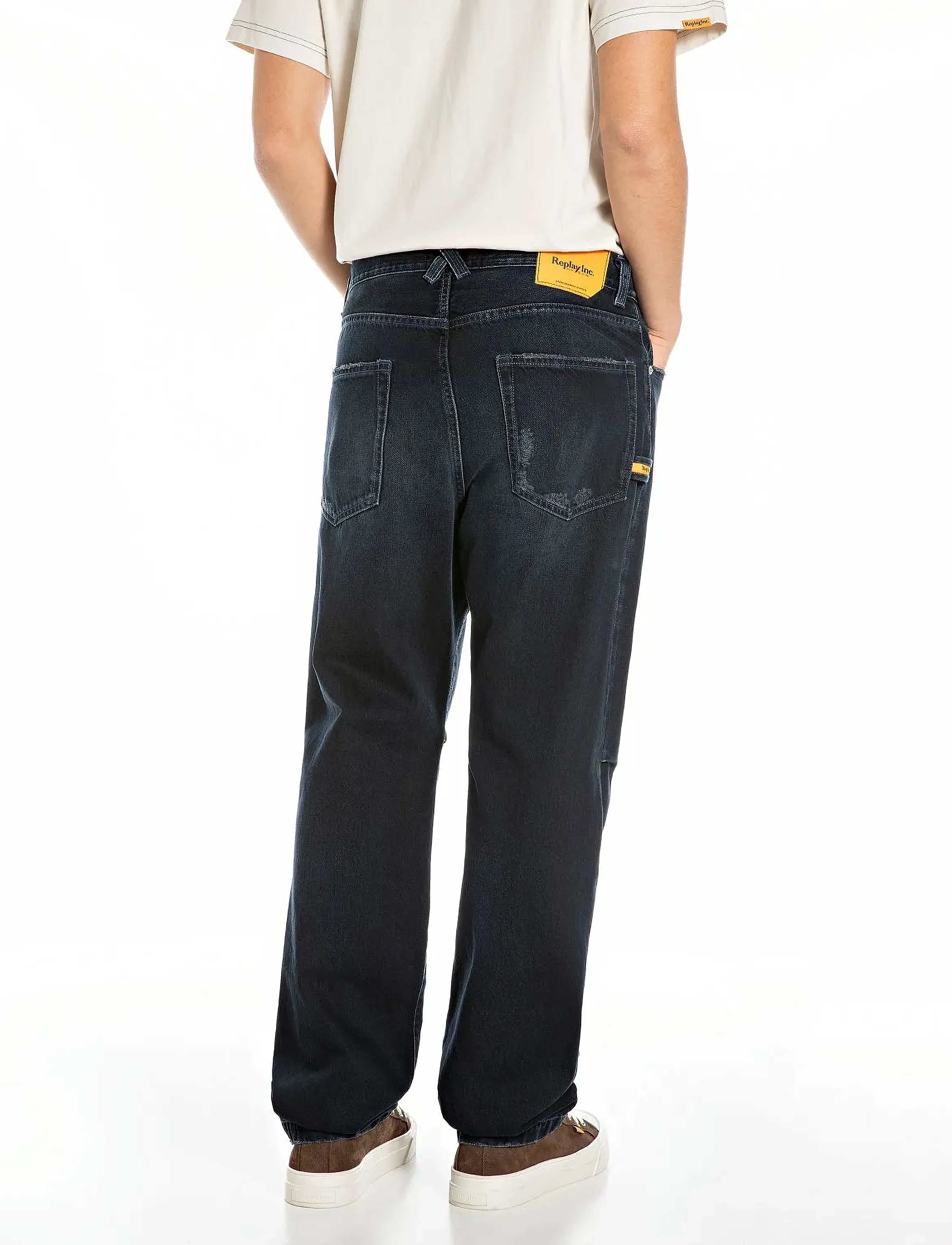 Replay - Trousers - broeken & jeans - blue - 3