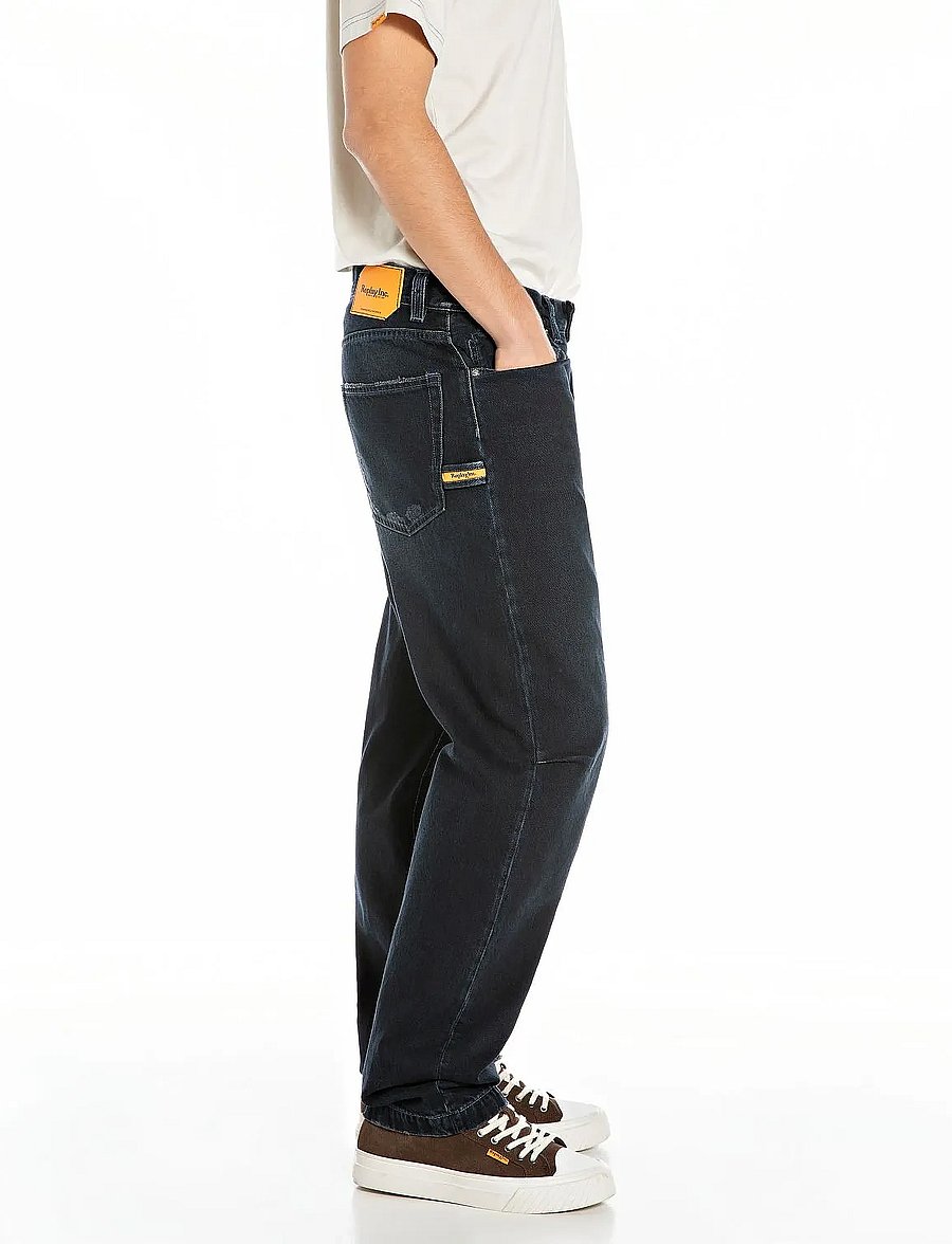 Replay - Trousers - loose jeans - blue - 4
