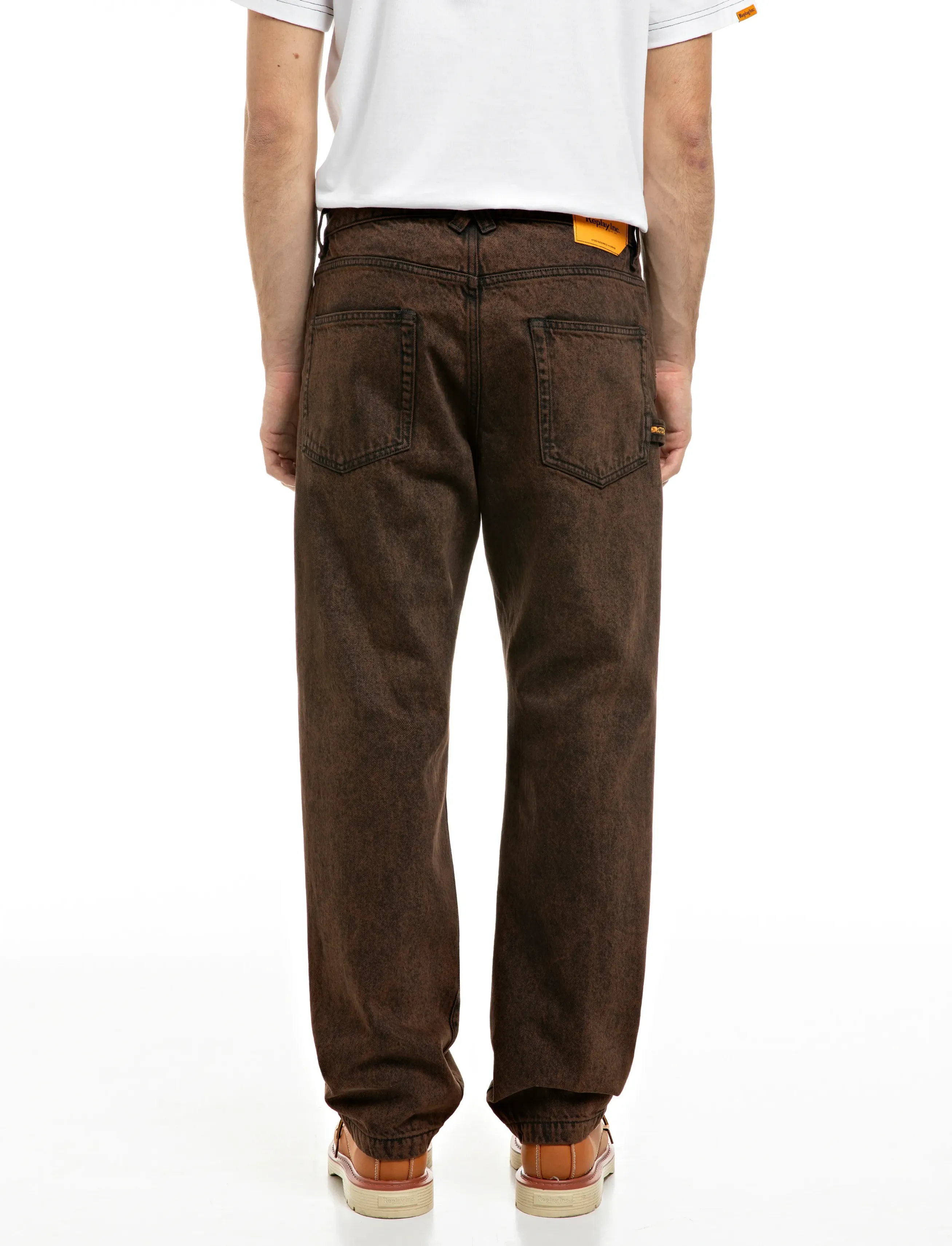 Replay - Trousers STRAIGHT - bukser & jeans - brown - 3